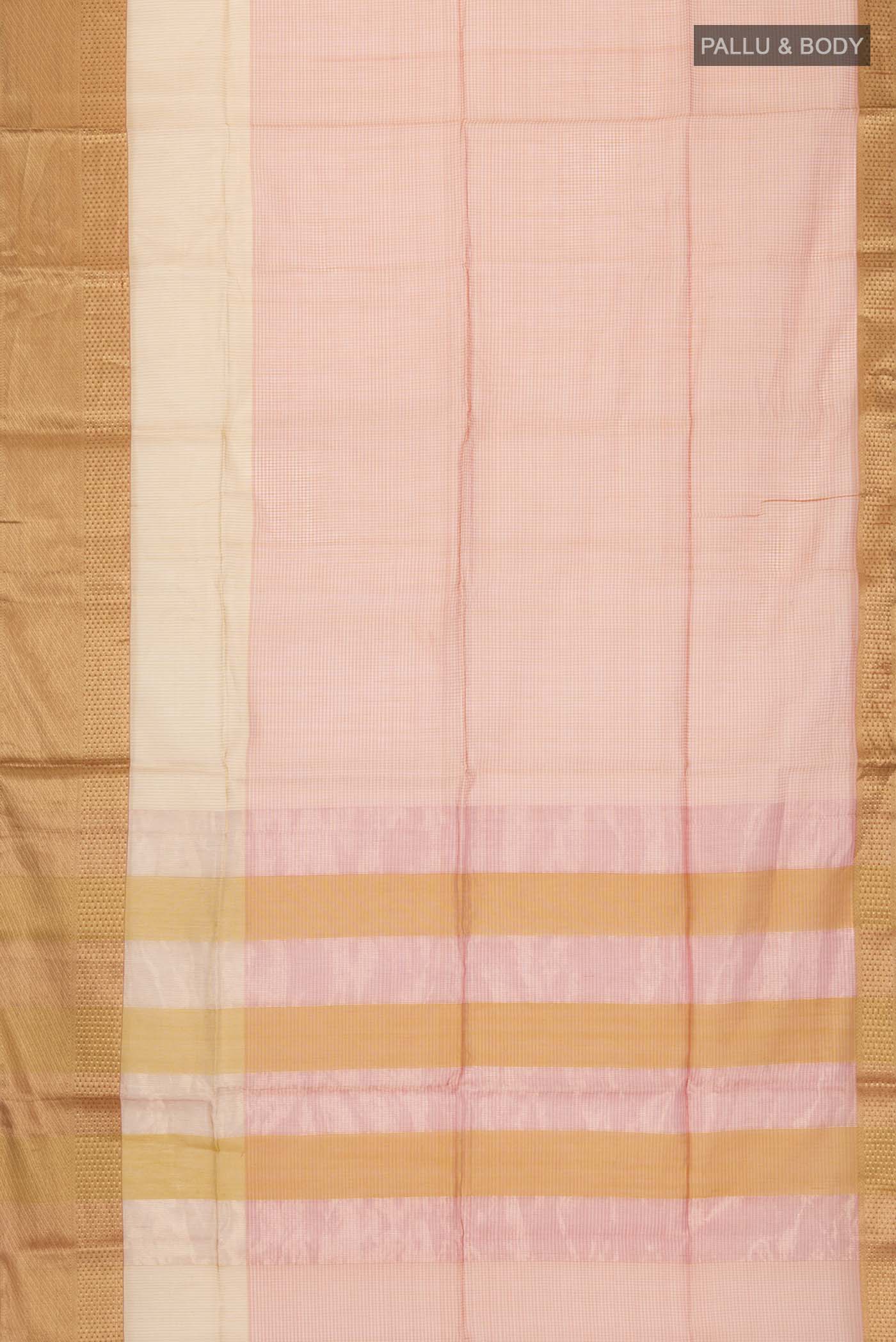 Multi Color Maheshwari Silk Cotton Saree - Image 3