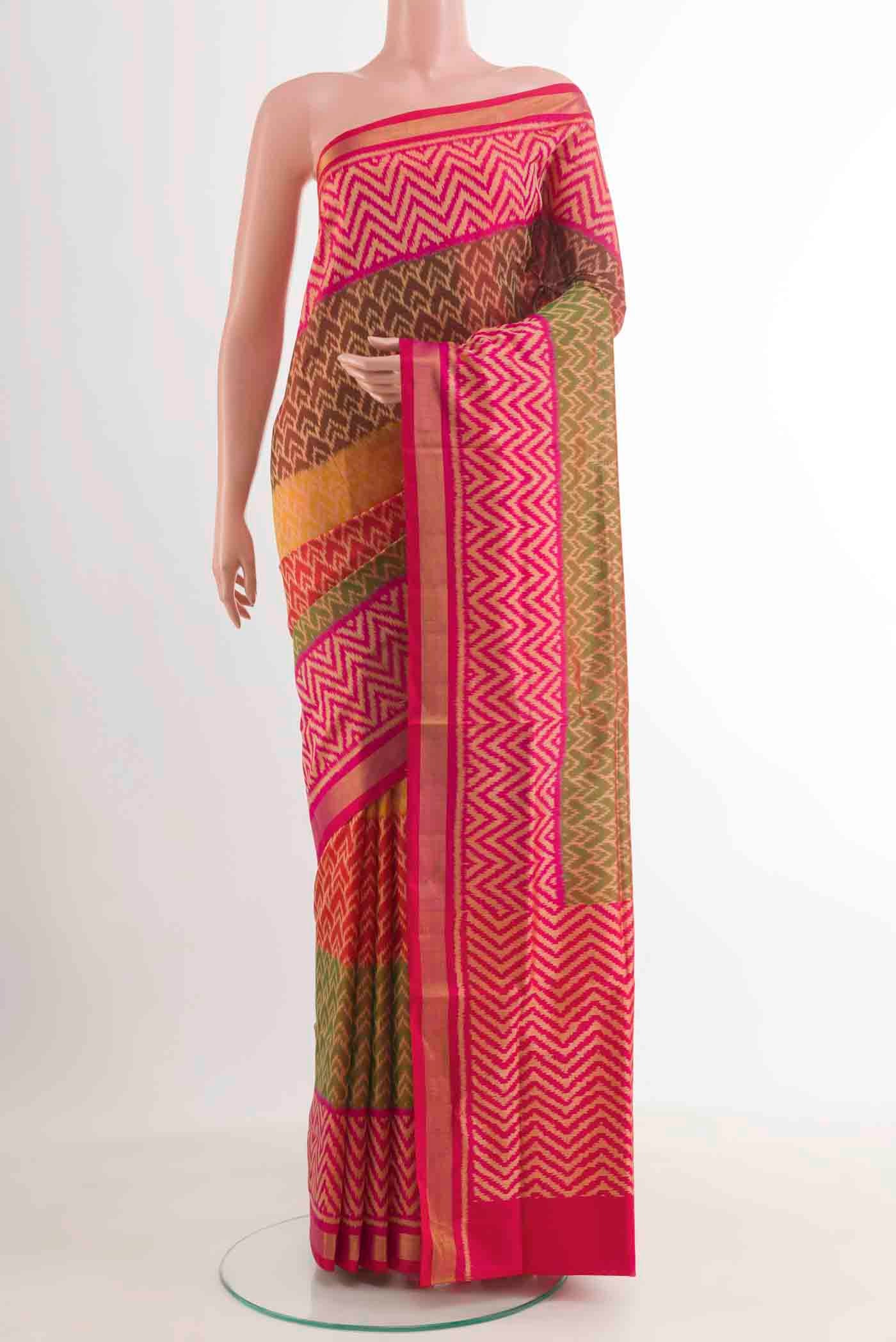 Multi Color Rajkot Patola Silk Saree