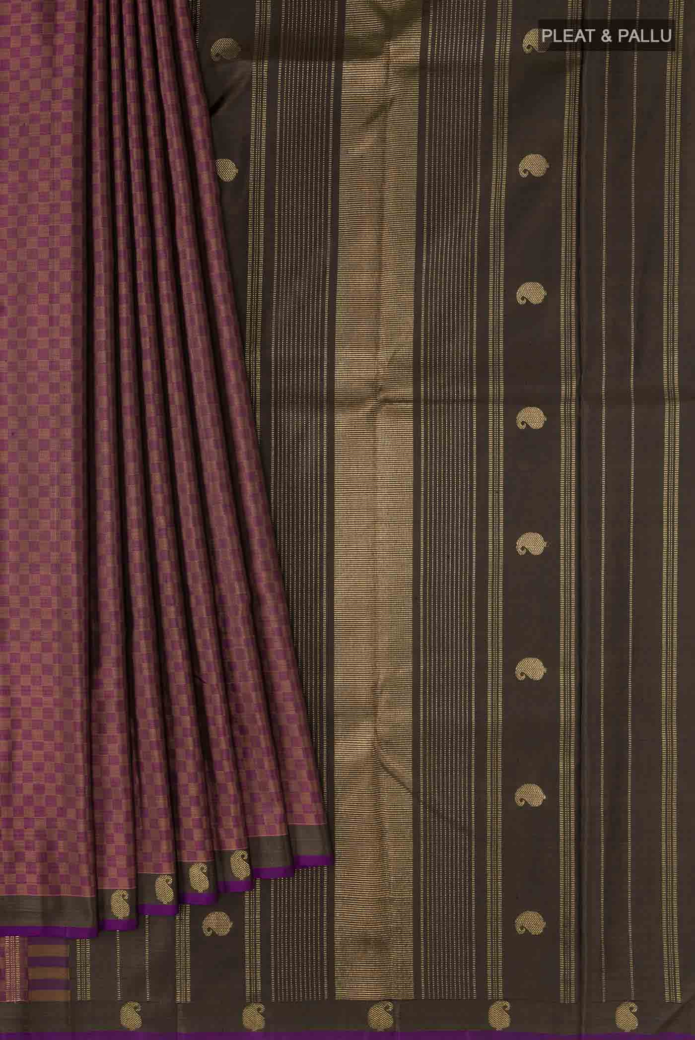 Multi Kanjivaram Silk Saree - Image 4