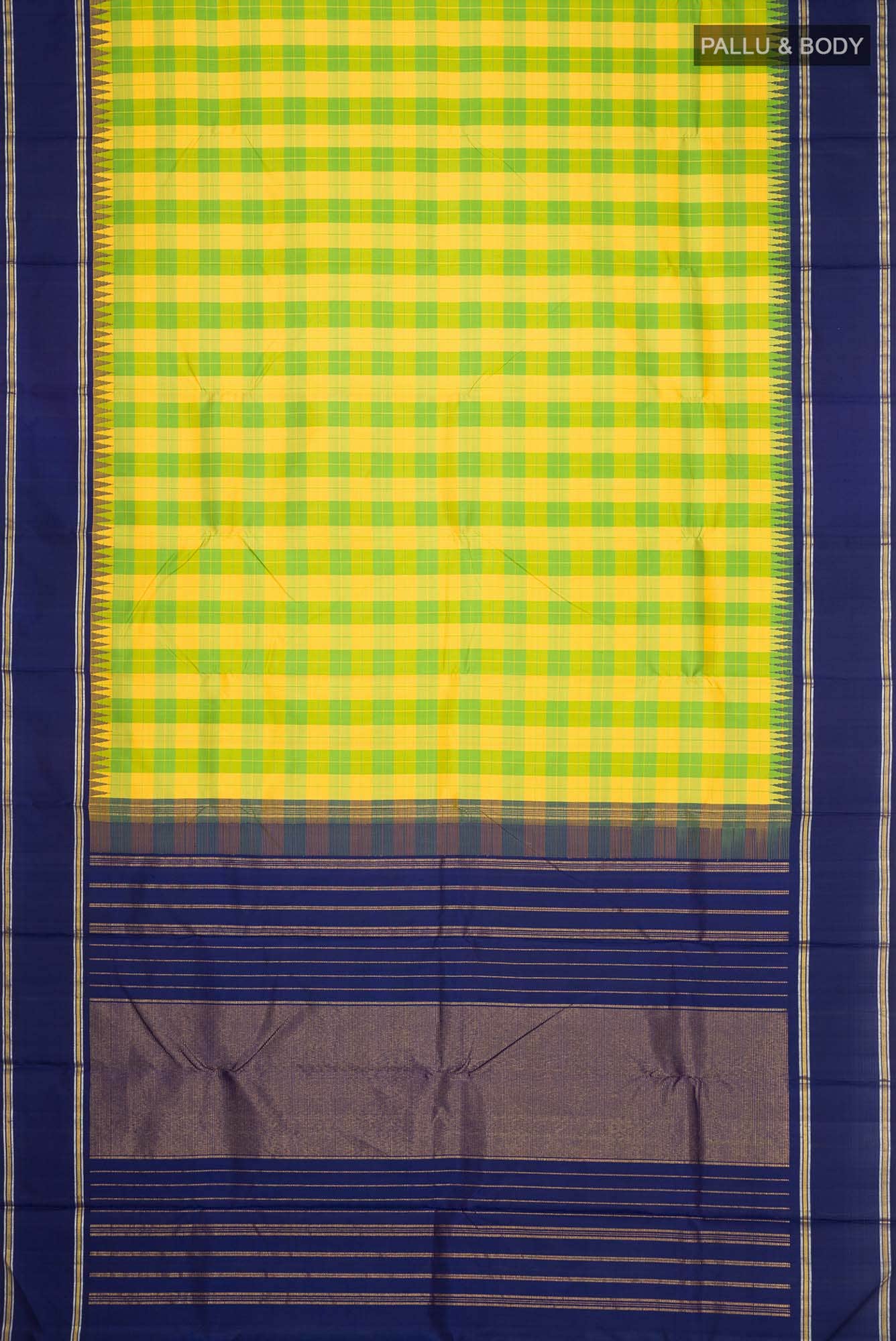 Multi Kanjivaram Silk Saree - Image 4