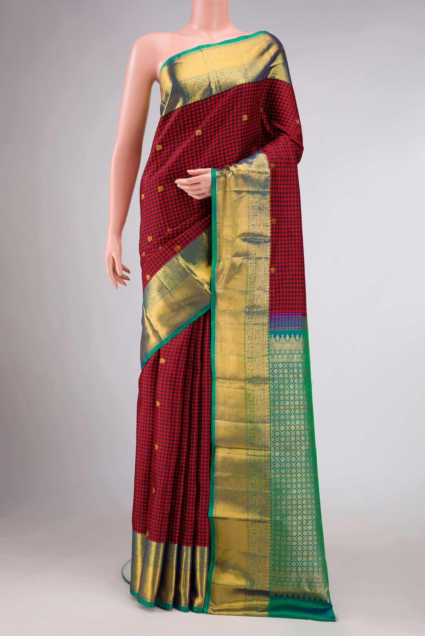 Multi Kanjivaram Silk Saree