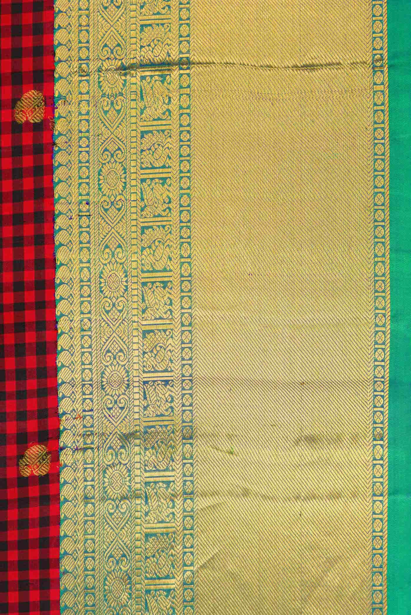 Multi Kanjivaram Silk Saree - Image 5