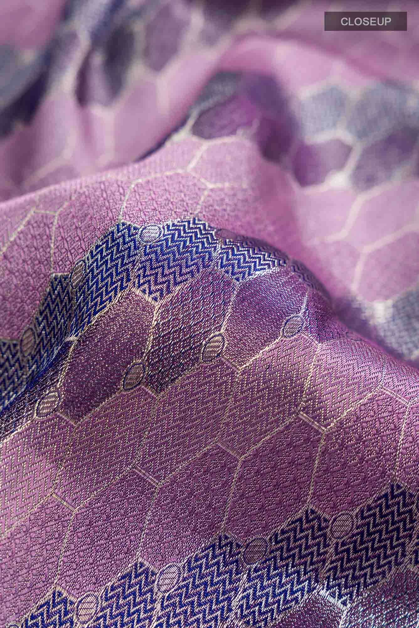 Multi Kanchipuram Silk Saree - Image 3
