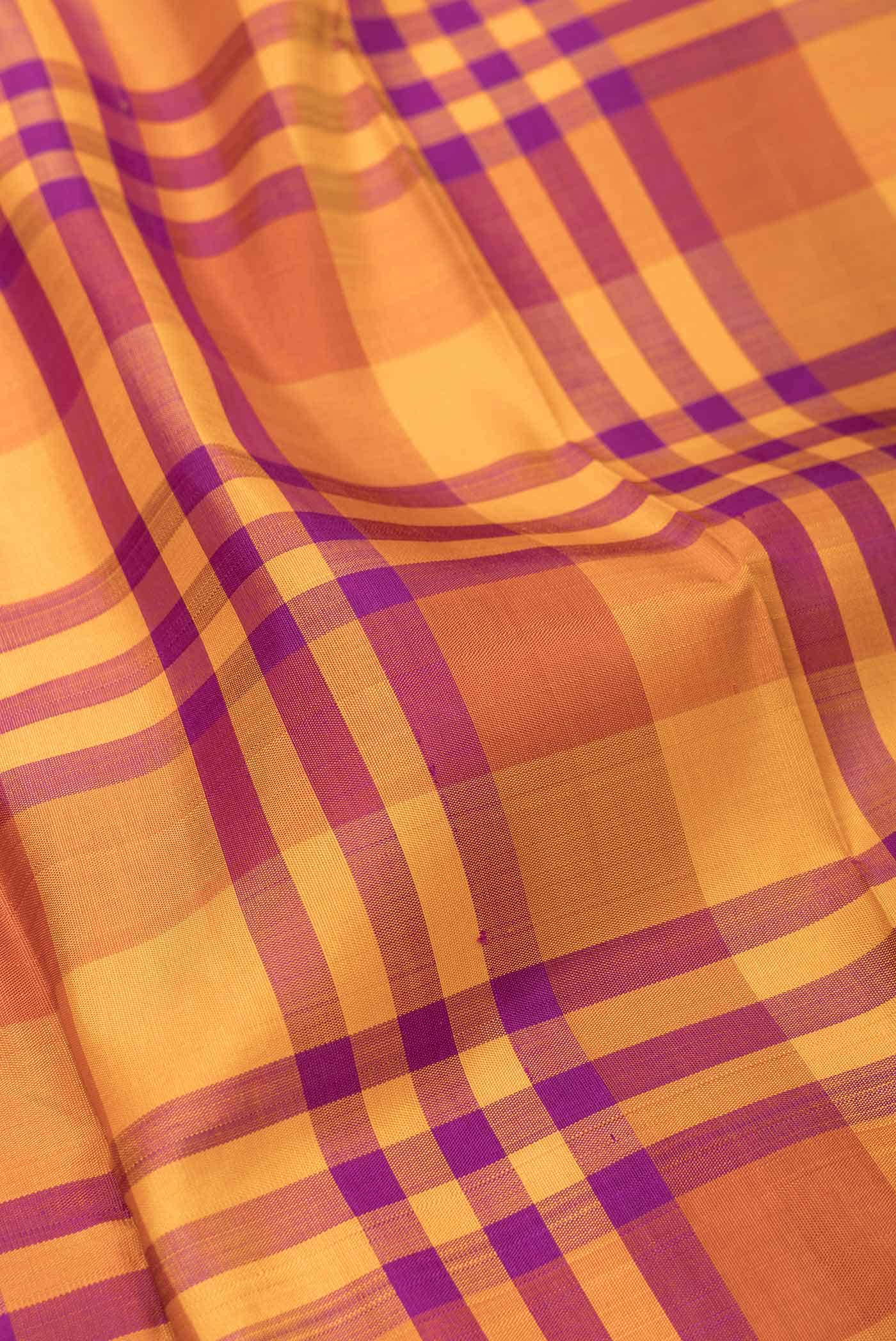 Pure Silk Pure Zari Multi Kanjivaram Saree - Image 3