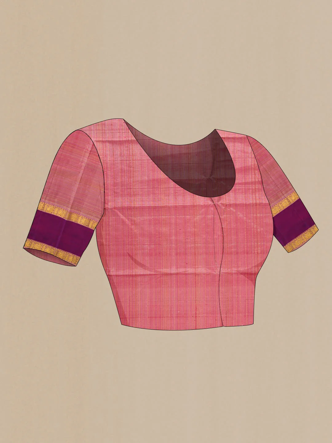 Multi Linen Saree - Image 6