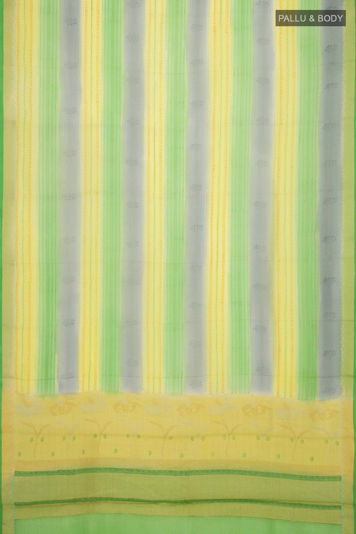 Multi Mysore Georgette Saree - Image 3
