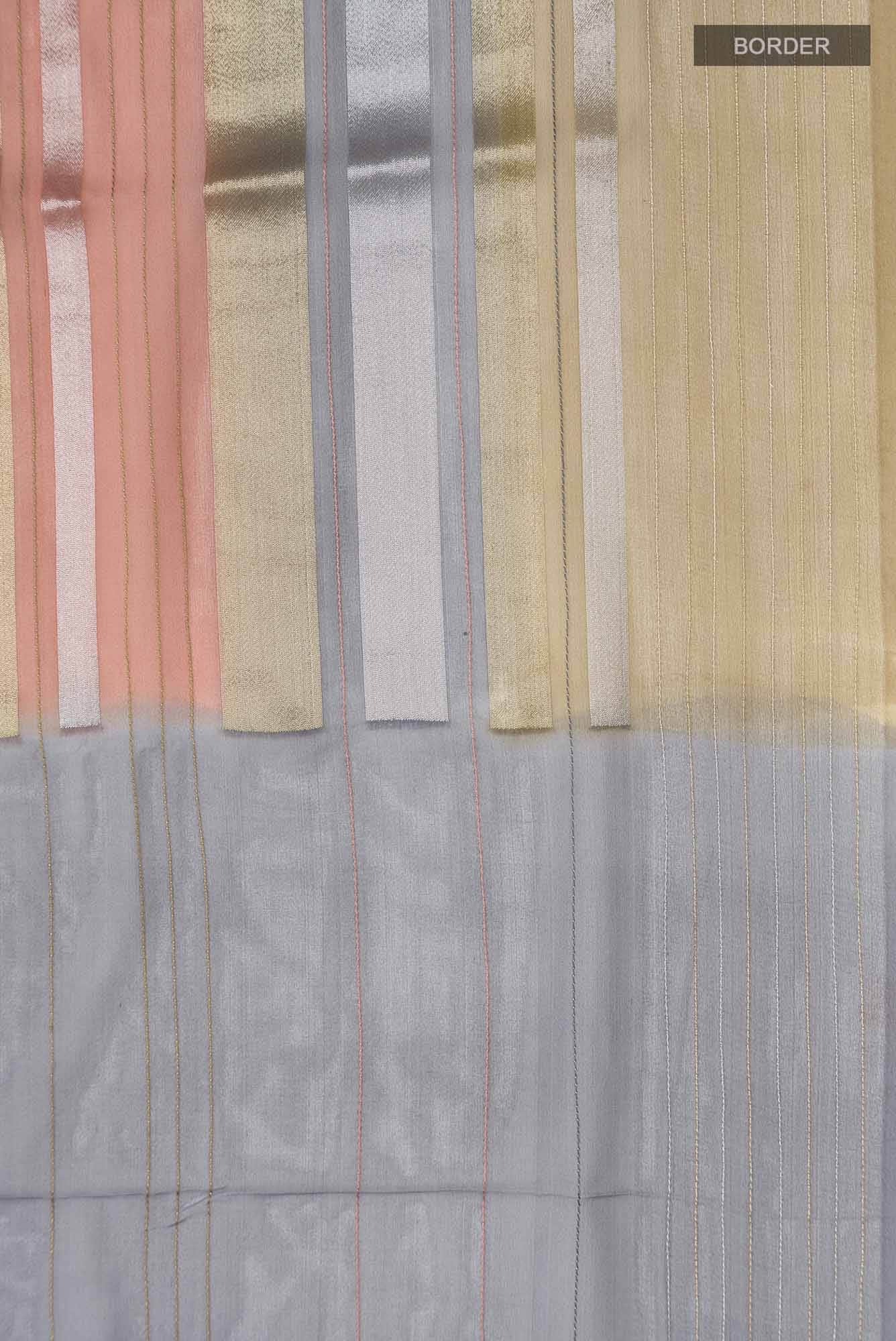 Multi Mysore Georgette Saree - Image 4