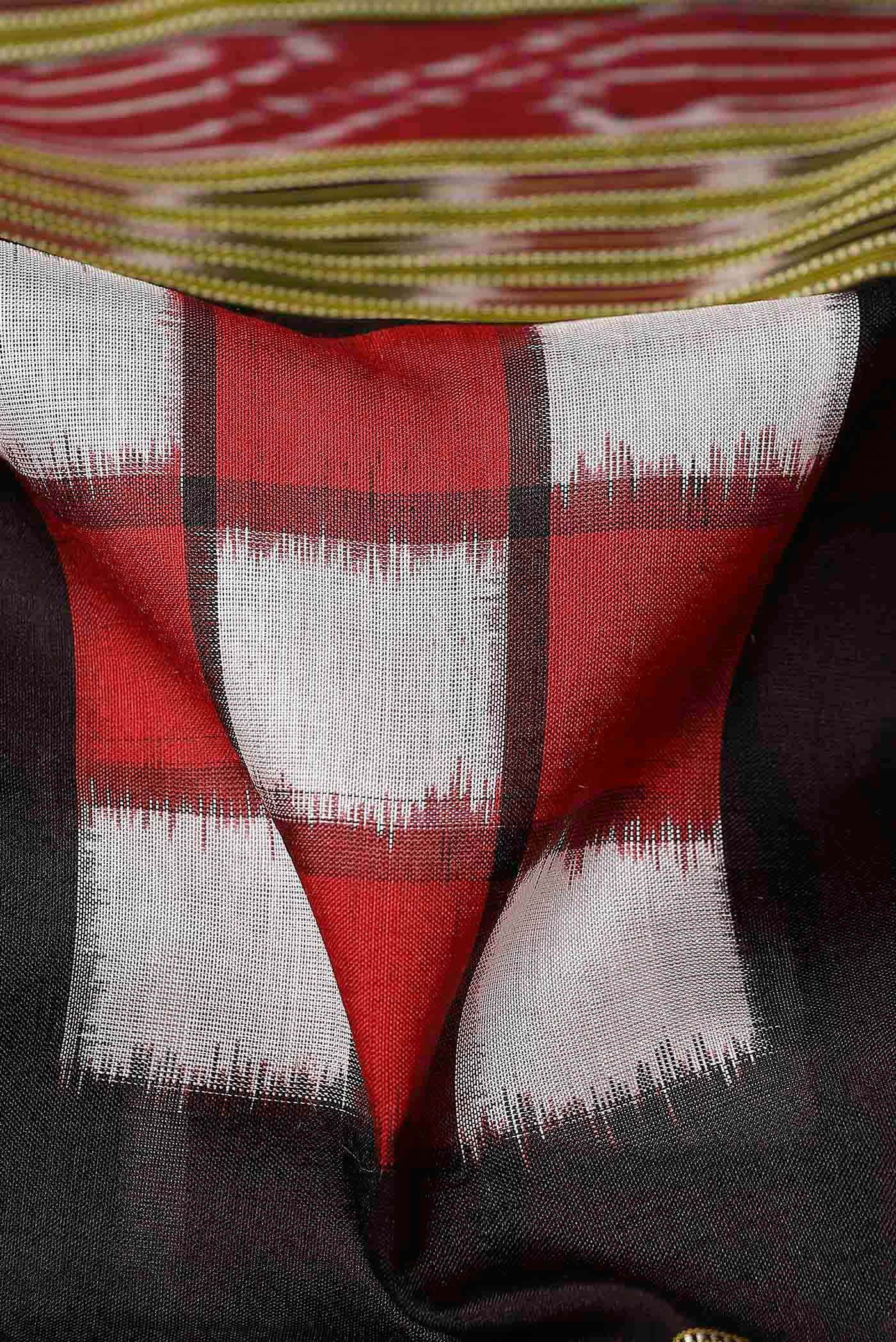 Multi Orissa Silk Saree - Image 3