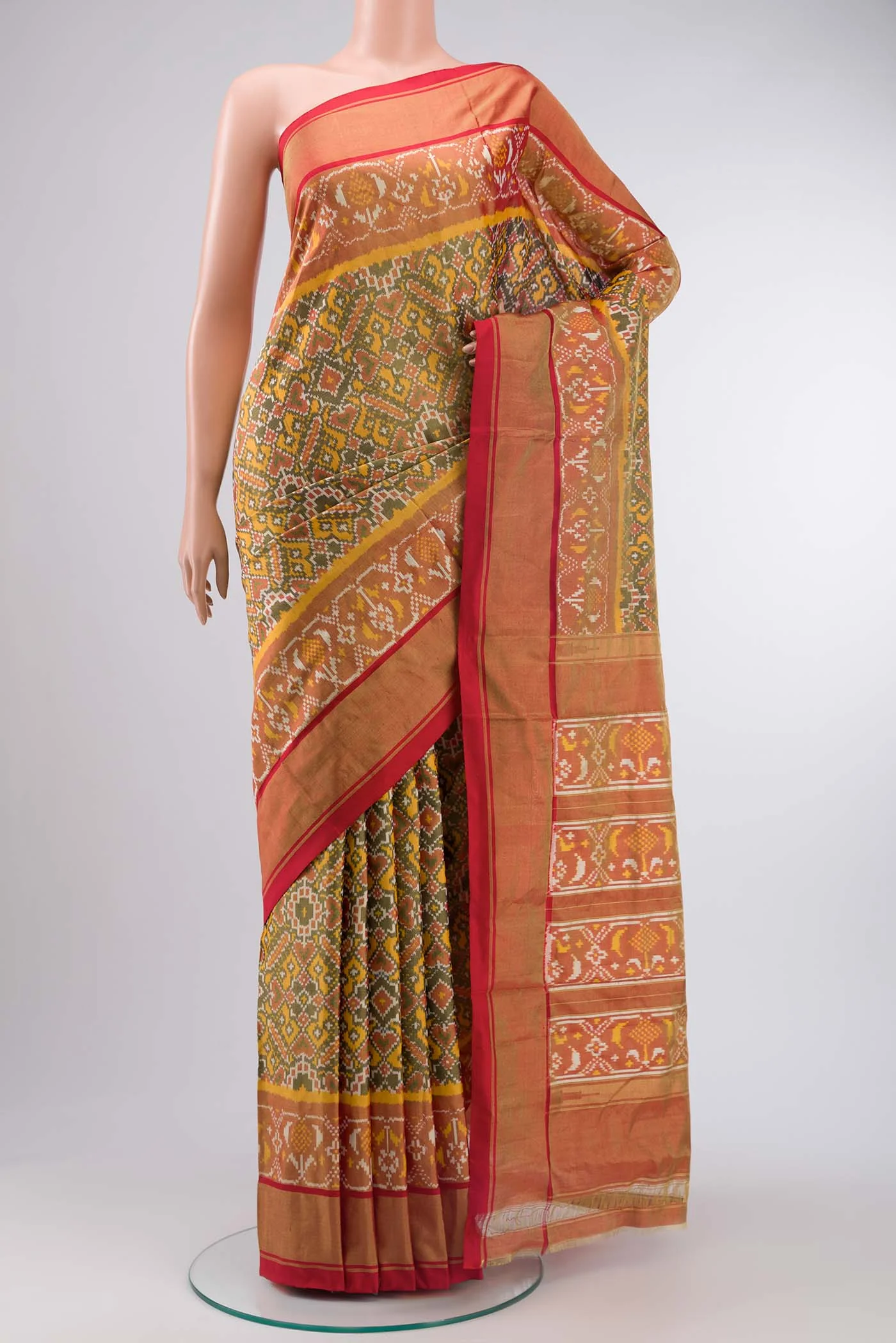 Multi Pochampally Silk Saree