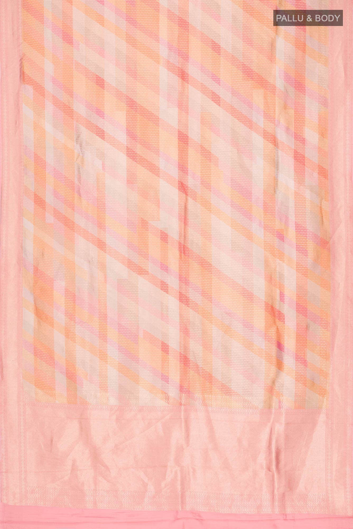 Multi Printed Silk Saree - Image 4