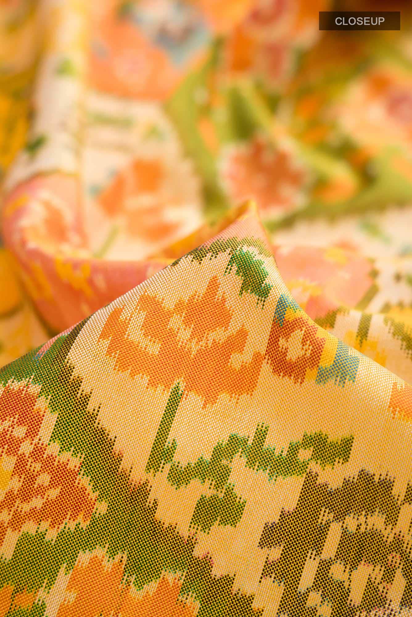 Multi Rajkot Patola Silk Saree - Image 3