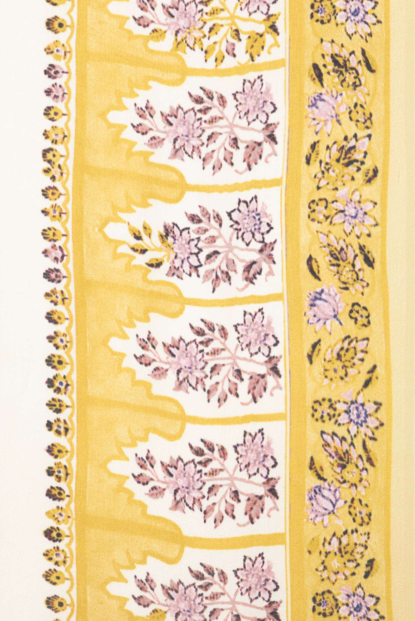 Multi Satin Crepe Saree - Image 3