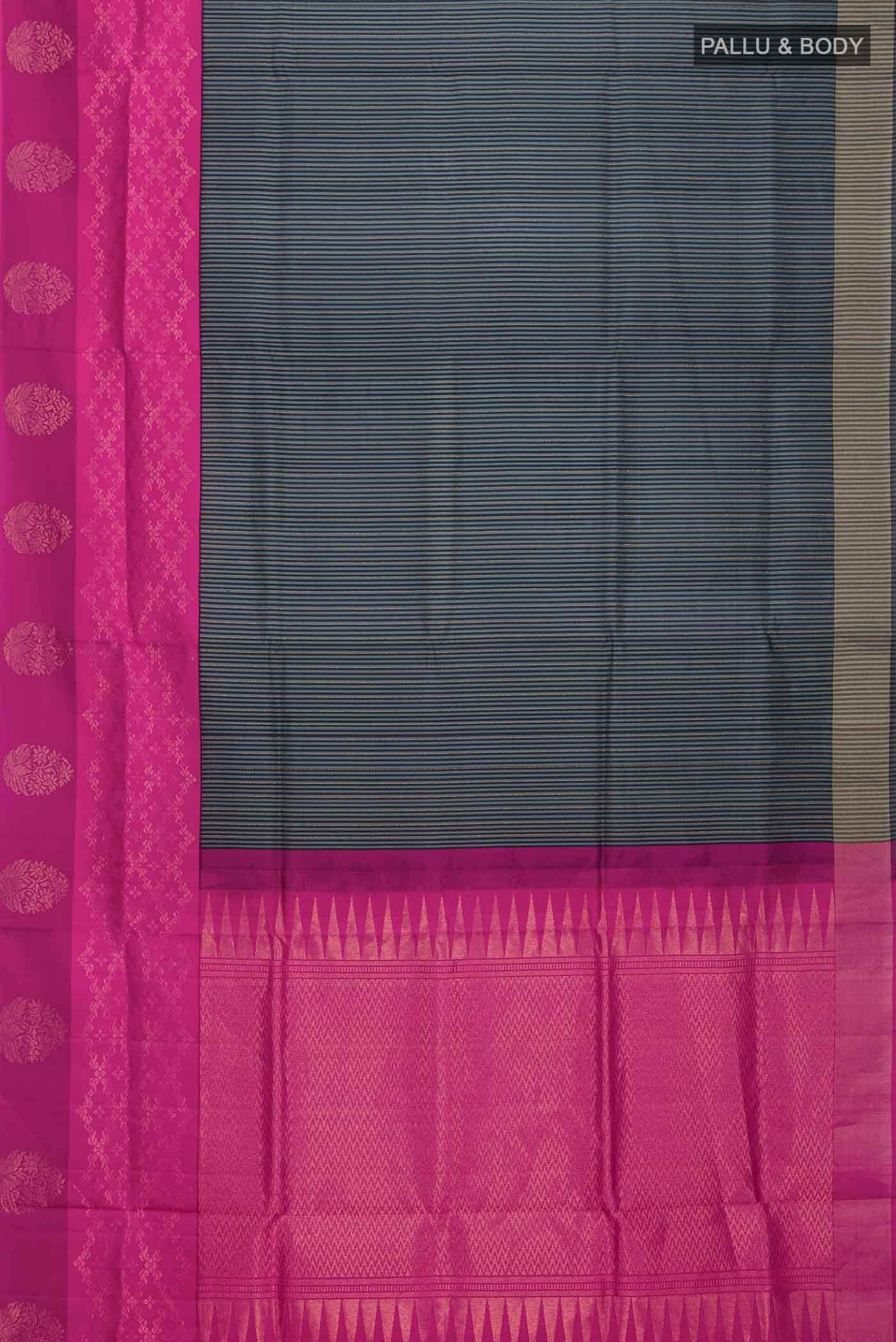 Multi Soft Silk Saree - Image 4
