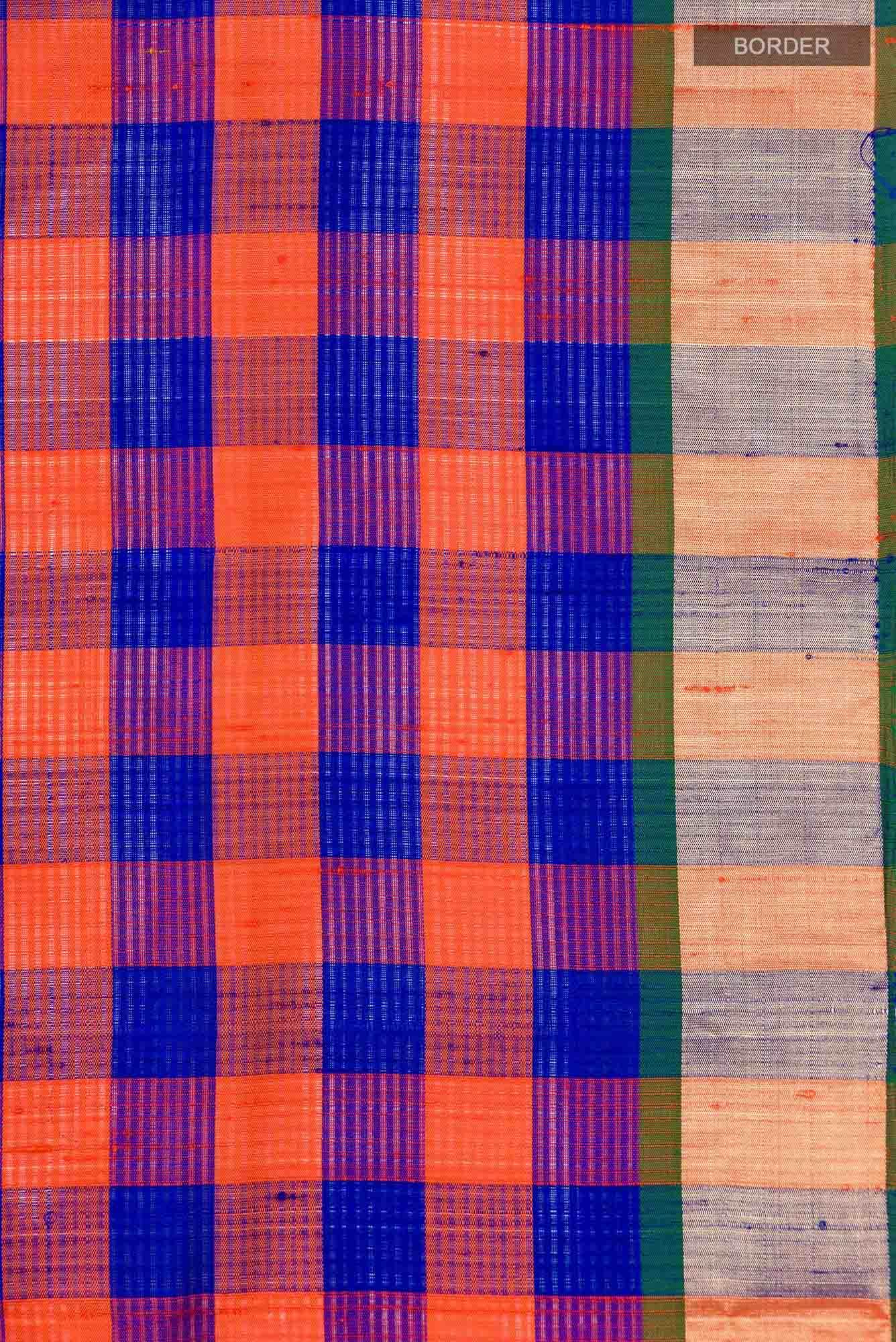 Multi Soft Silk Saree - Image 4