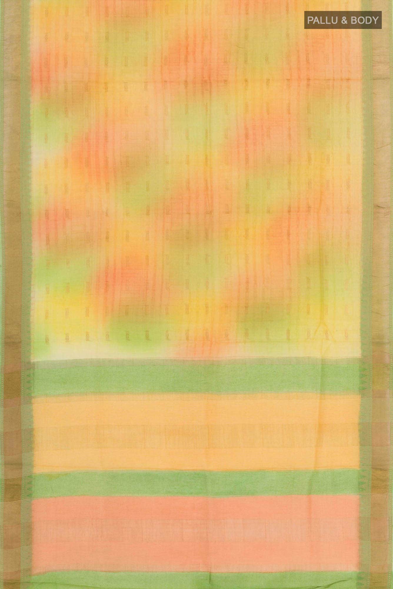 Multi Tussar Saree - Image 4