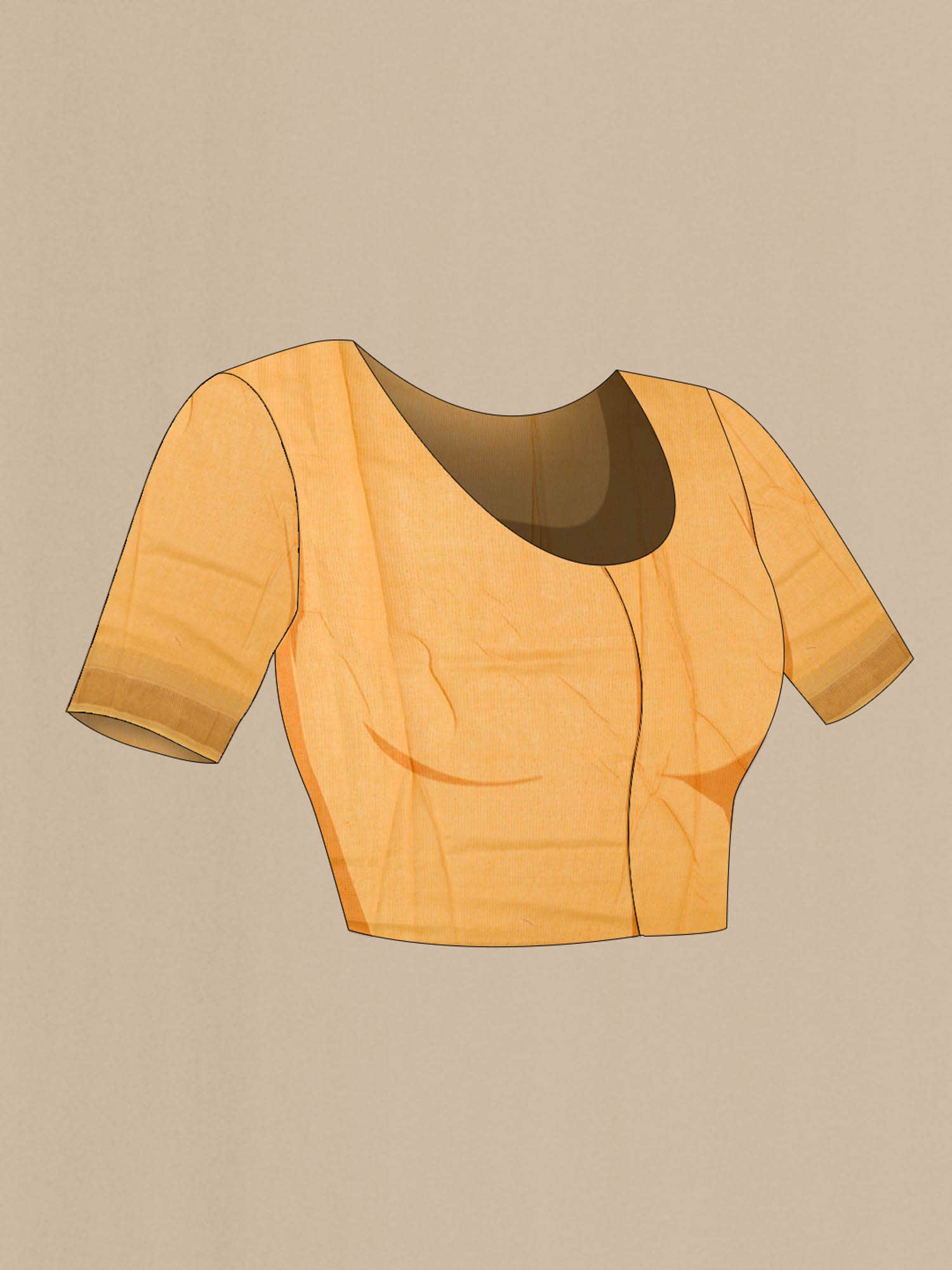 Multi Tussar Saree - Image 5