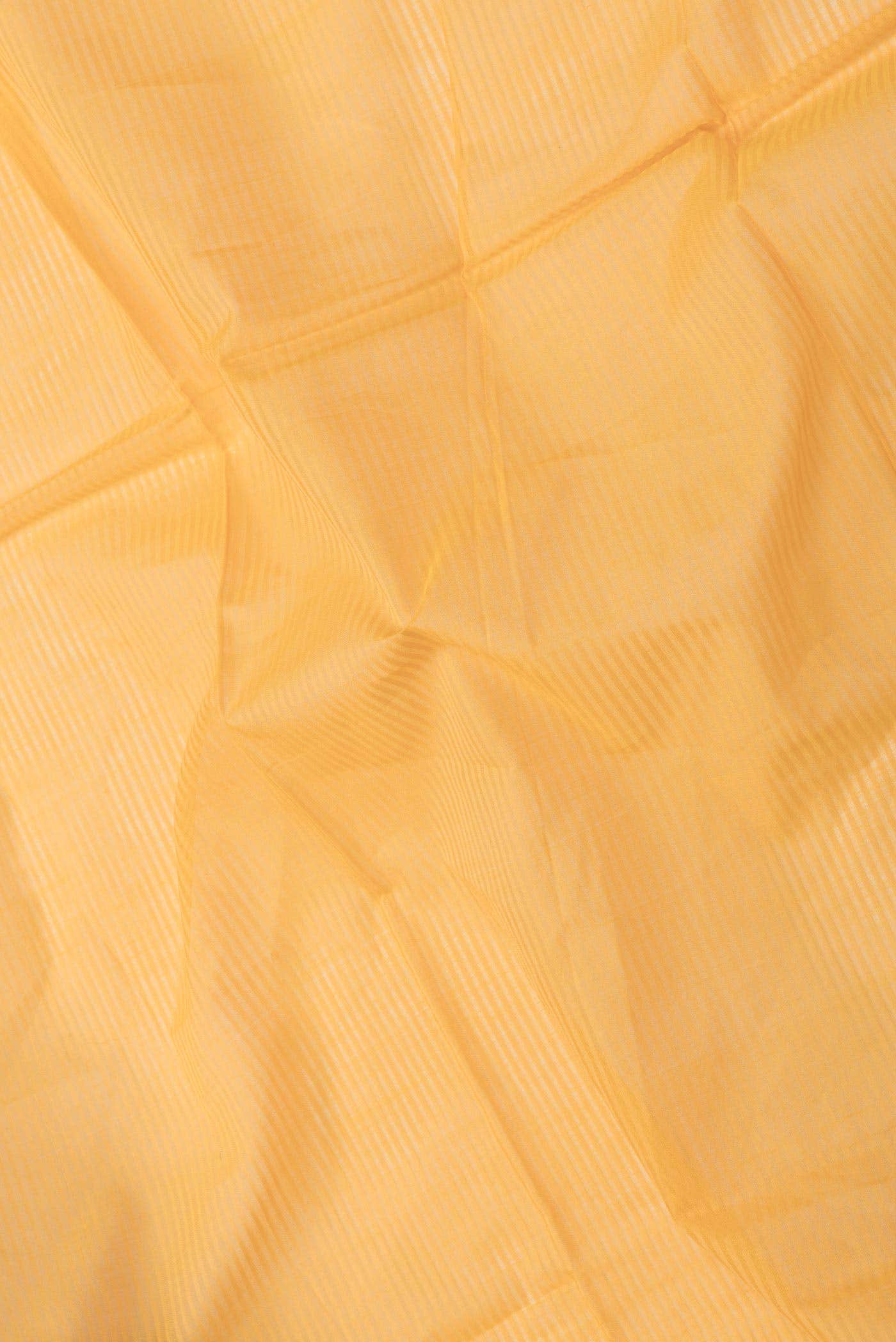 Mustard Dual Tone Chanderi Silk Saree - Image 3