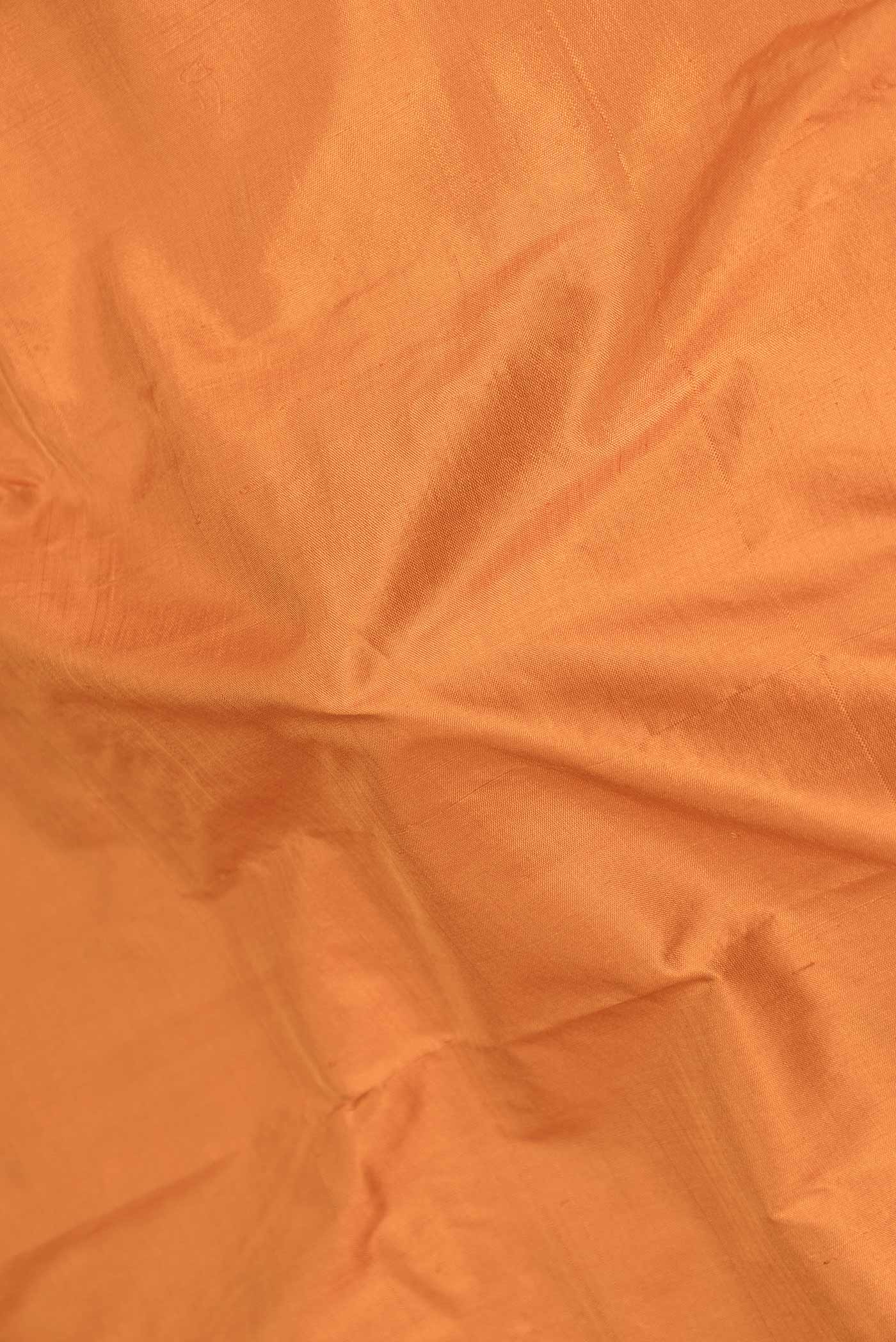 Mustard Dual Tone Kanchipuram Saree - Image 2