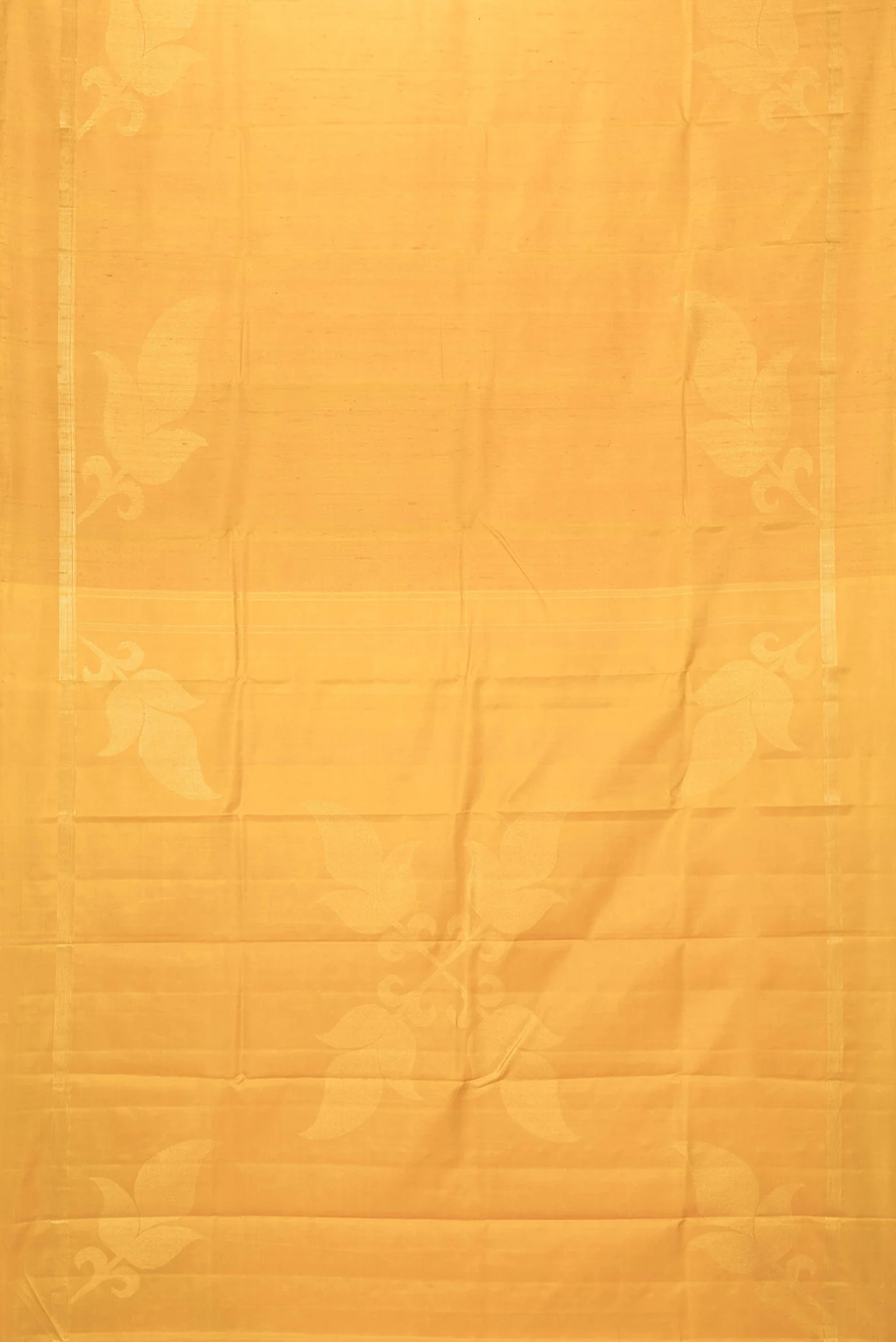 Mustard Dual Tone Kanjivaram Saree - Image 6