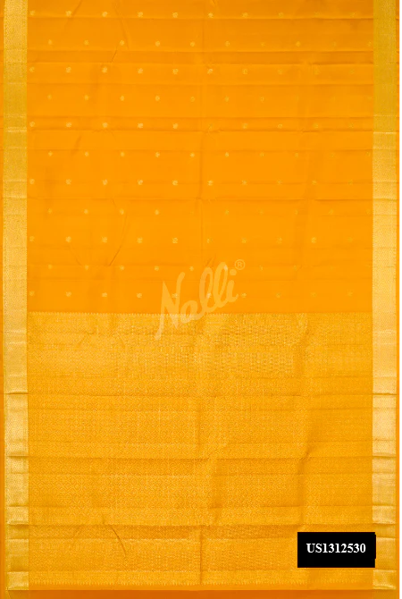 Mustard Dual Tone Kanchipuram Silk Saree