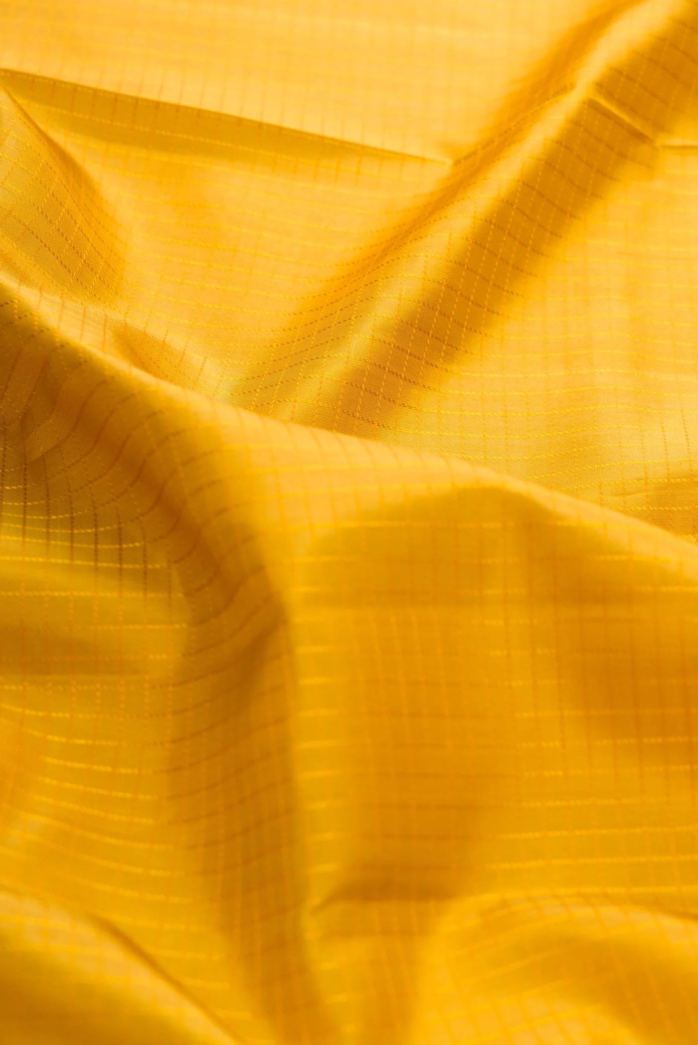 Mustard Dual Tone Kanchipuram Silk Saree - Image 2