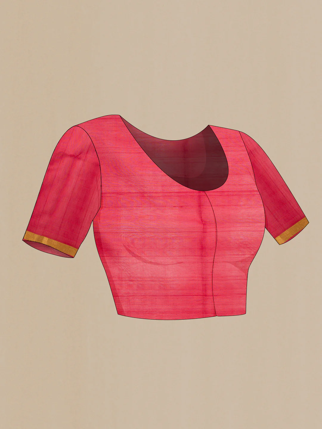 Mustard Dual Tone Silk Cotton Saree - Image 4