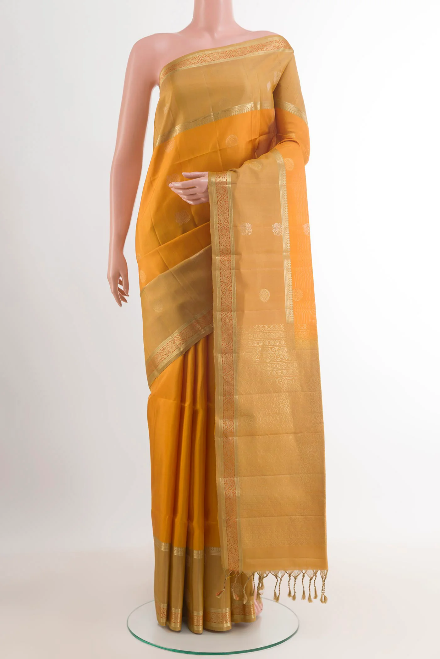 Yellow Soft Silk Saree