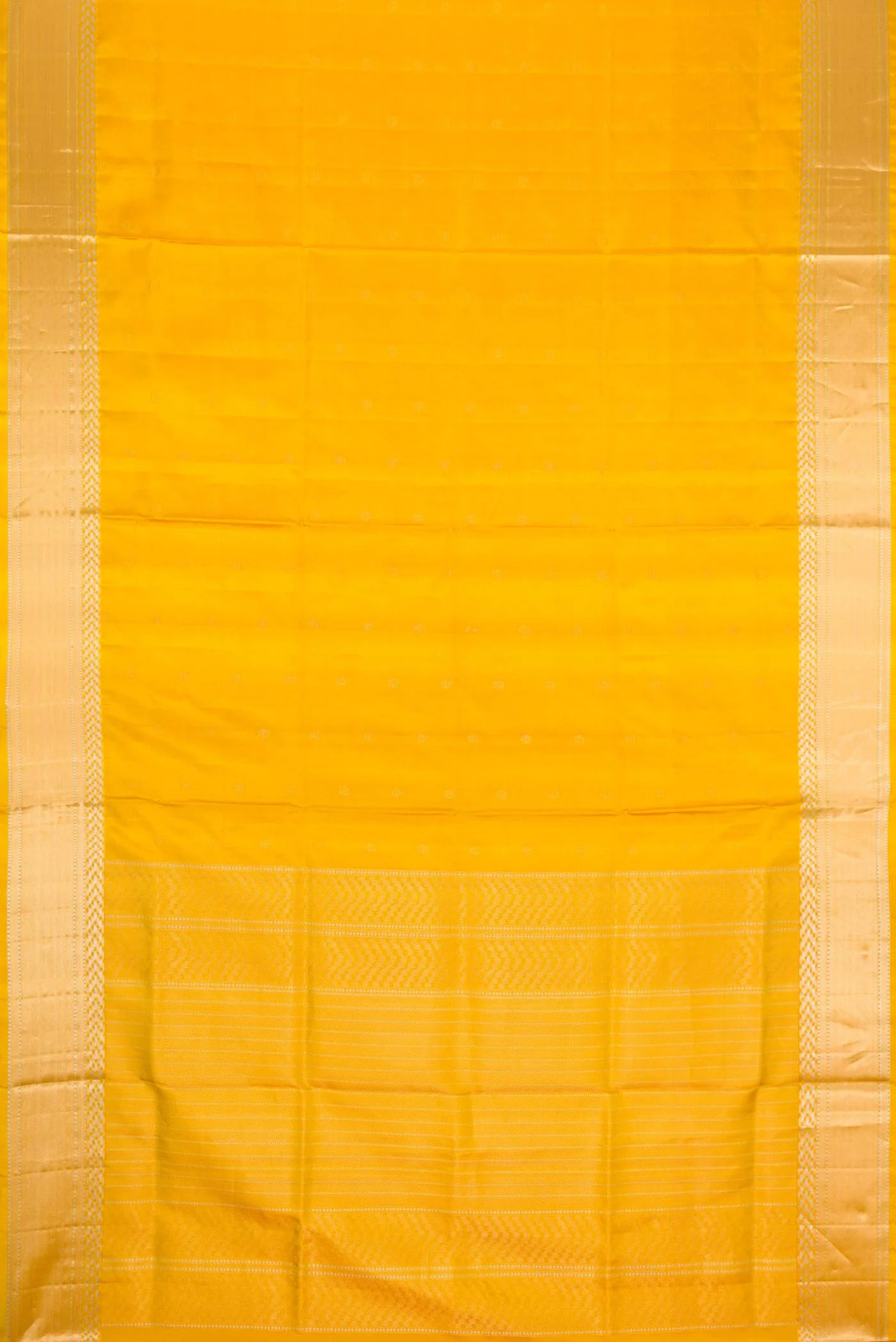 Mustard Dual Tone Soft Silk Saree - Image 6