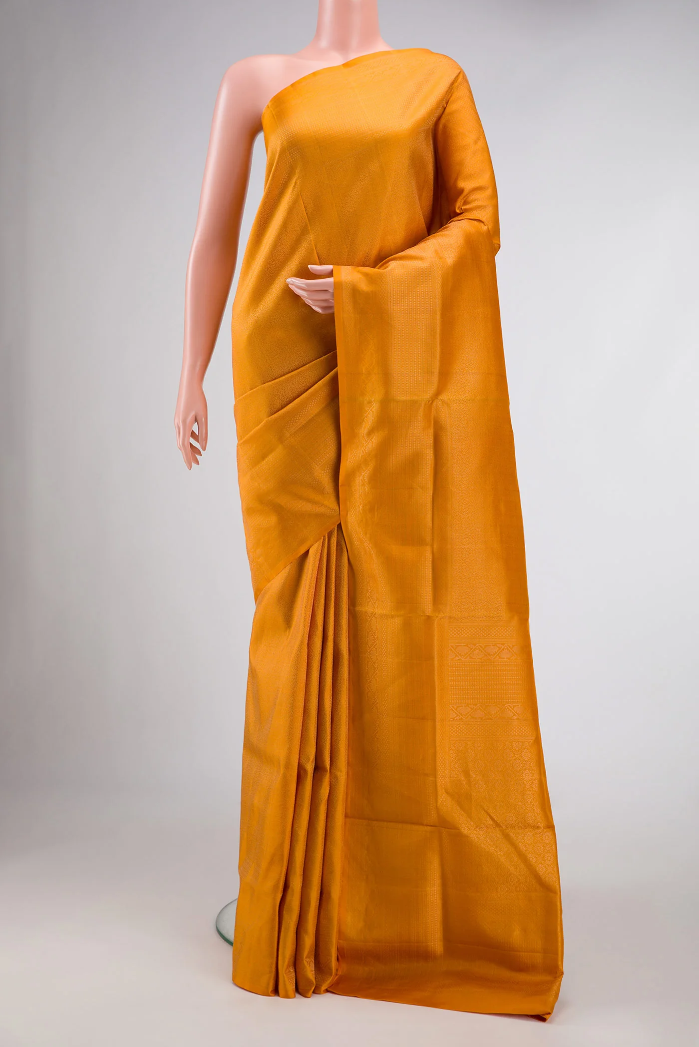Mustard Soft Silk Saree