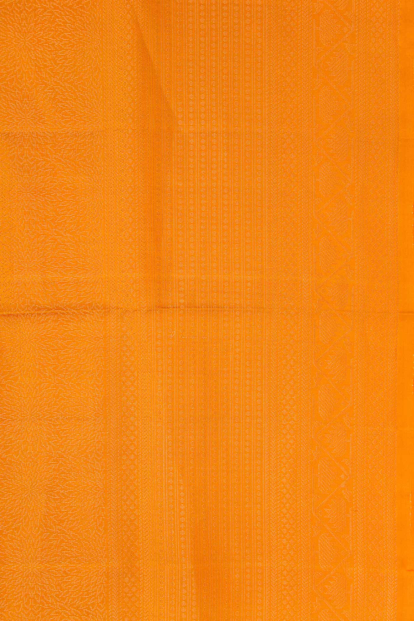 Mustard Soft Silk Saree - Image 3