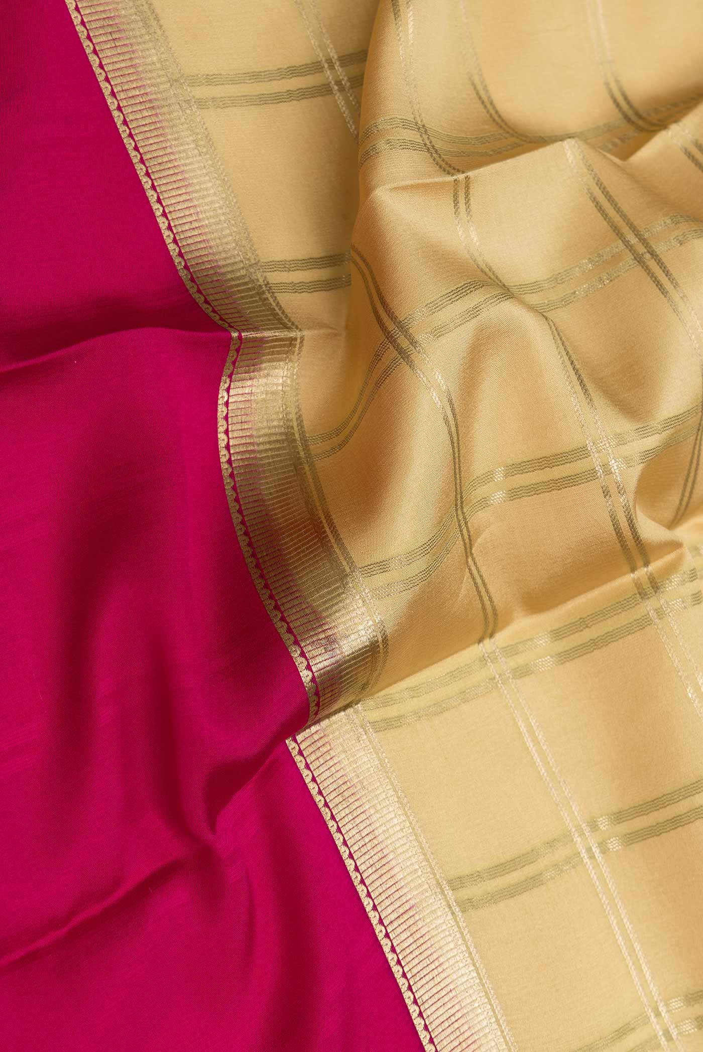 Multi Color Mysore Crepe Saree - Image 2