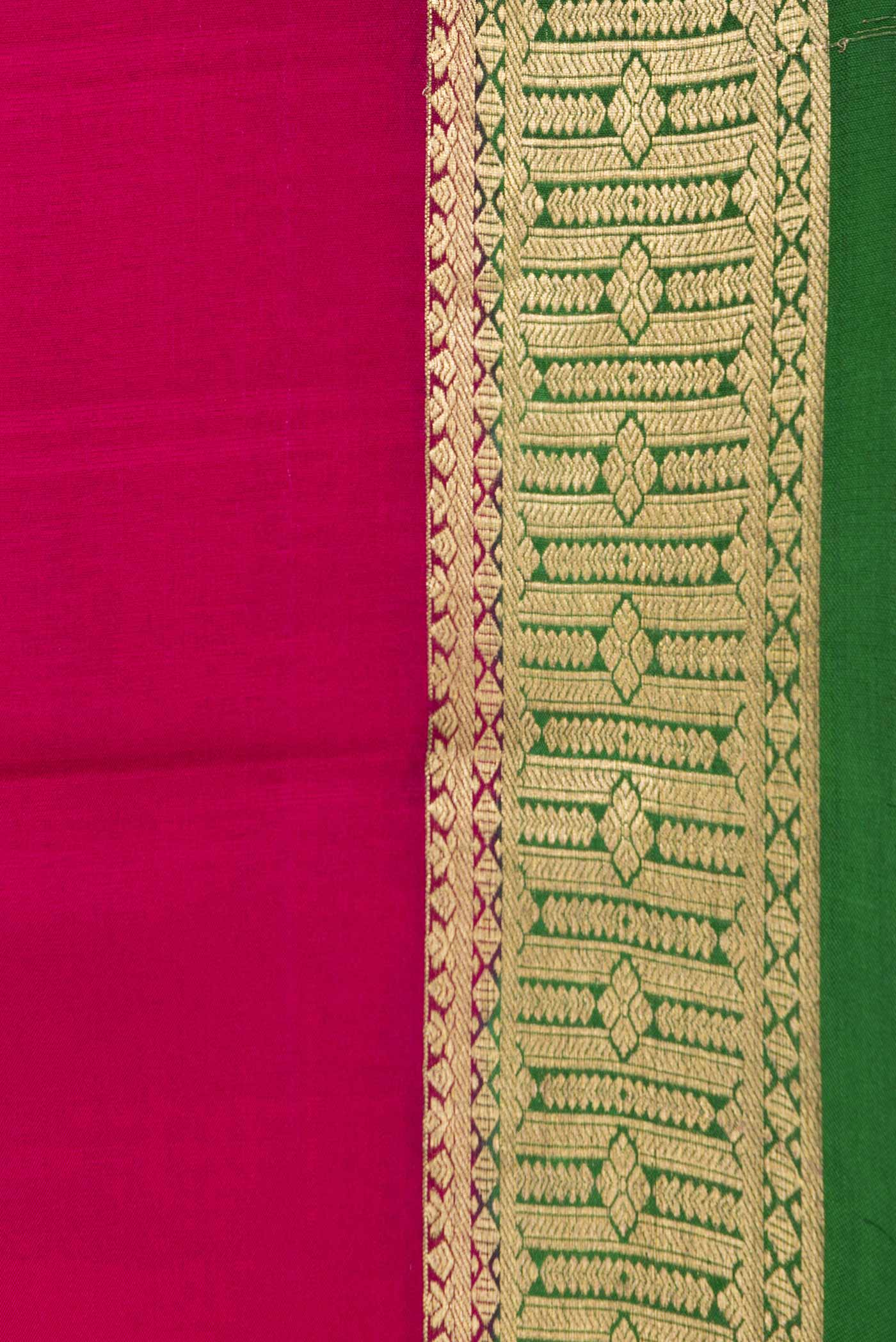 Multi Color Mysore Crepe Saree - Image 3