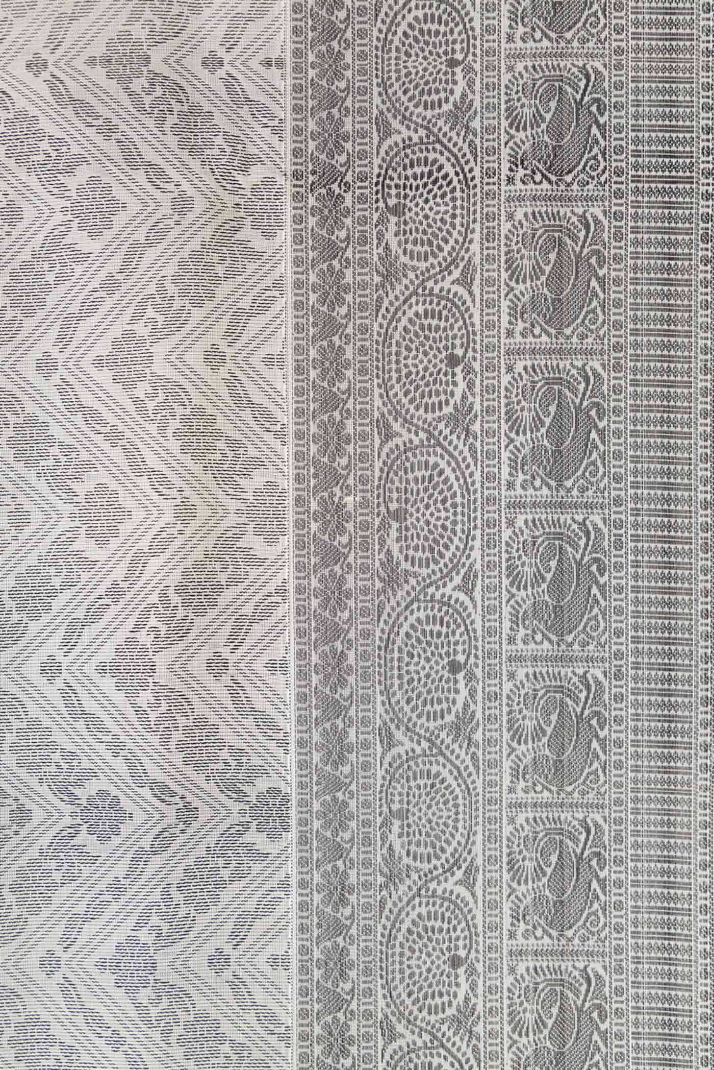 Grey Soft Silk Saree - Image 3