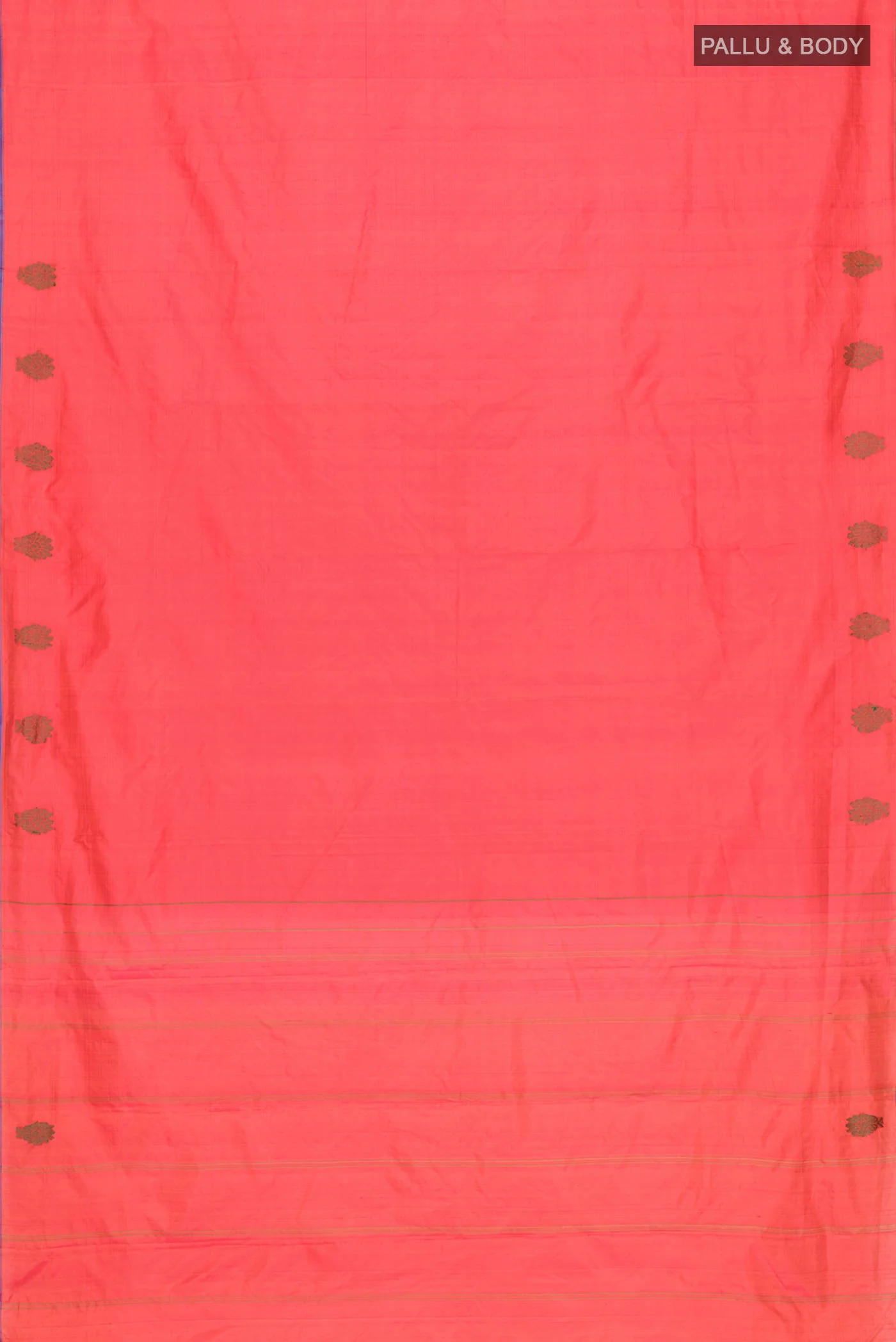 Orange Kanchipuram Silk Saree - Image 6