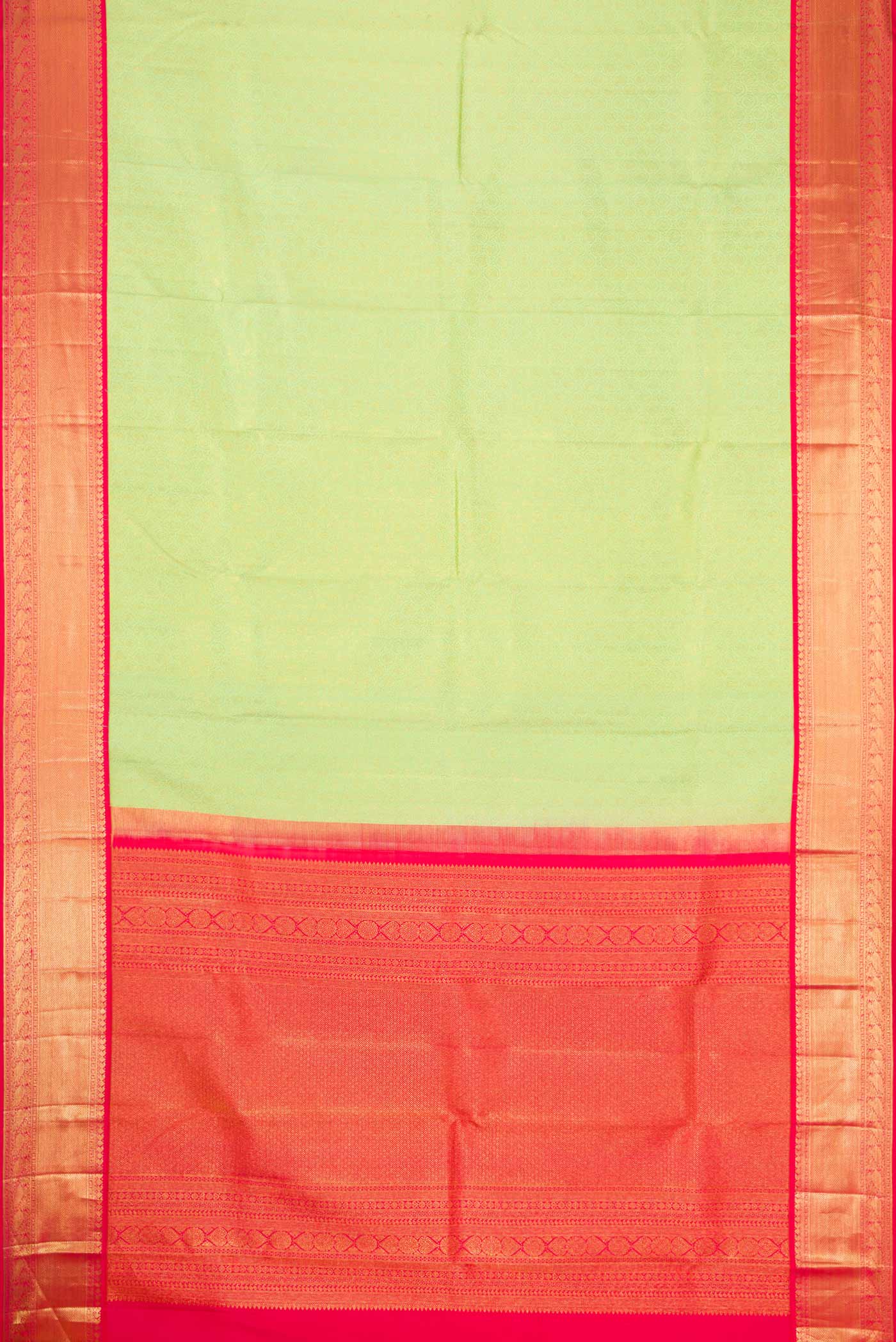 Parrot Green Kanjivaram Silk Saree - Image 6