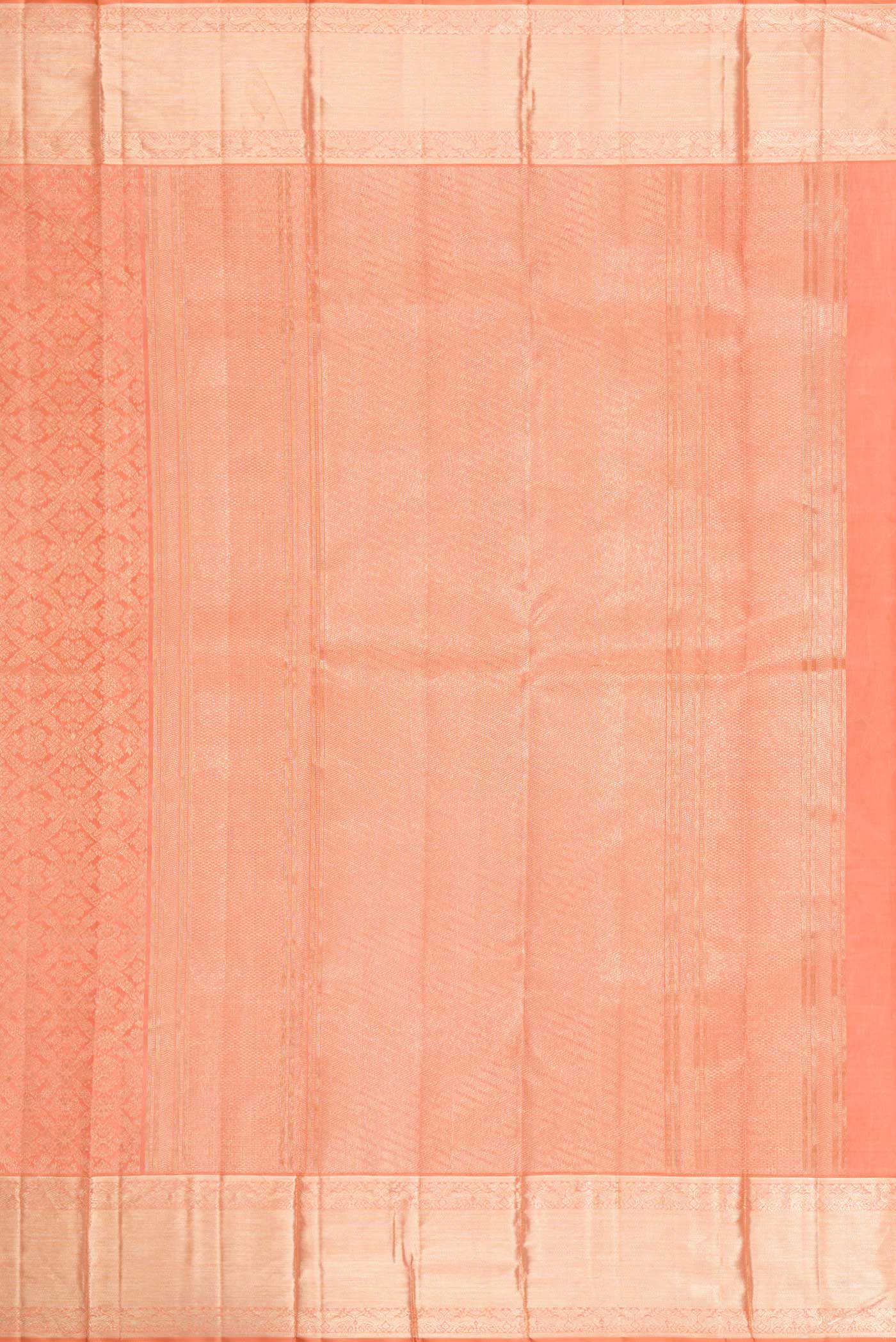 Peach Kanchipuram Silk Saree - Image 7