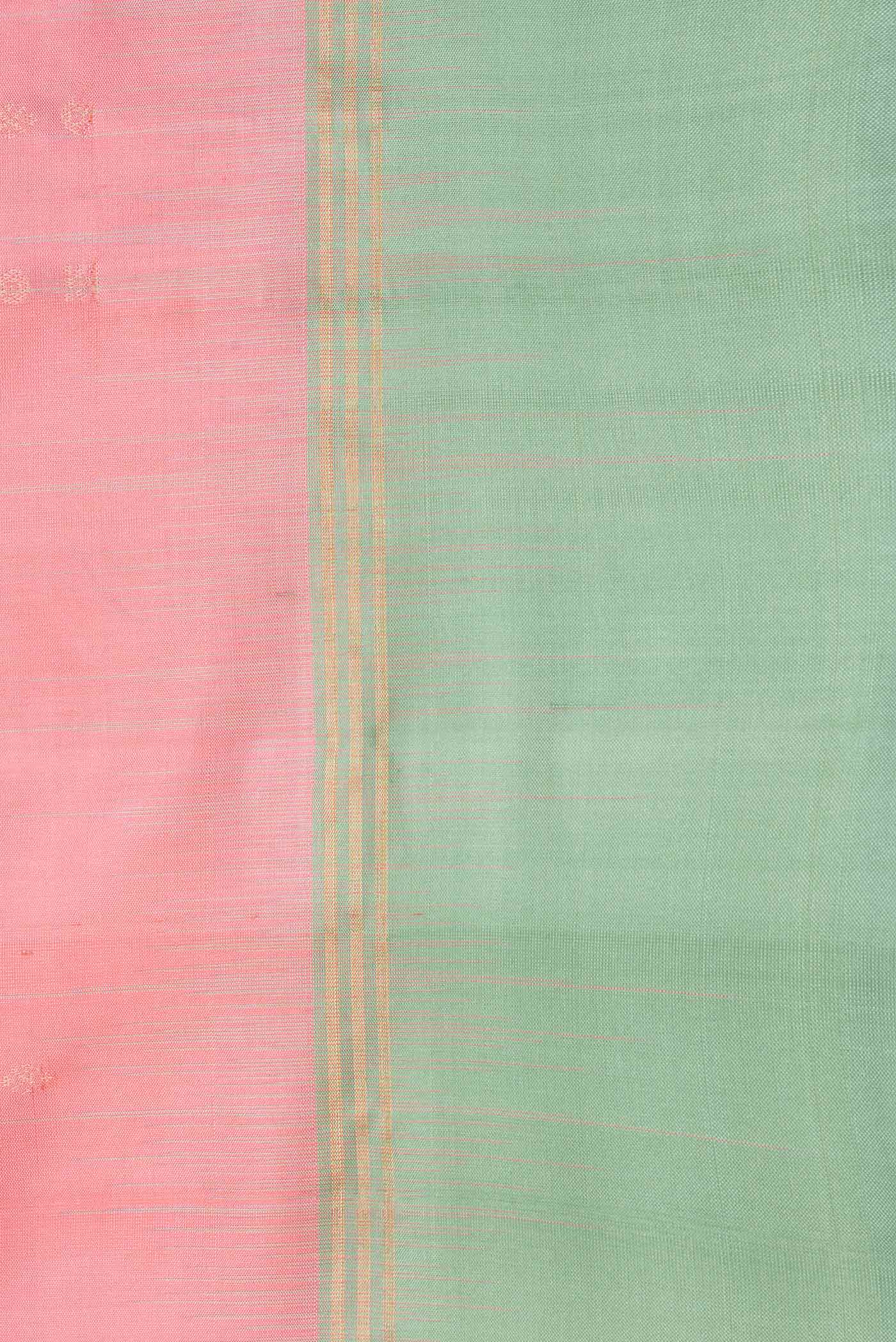 Coral Soft Silk Saree - Image 3