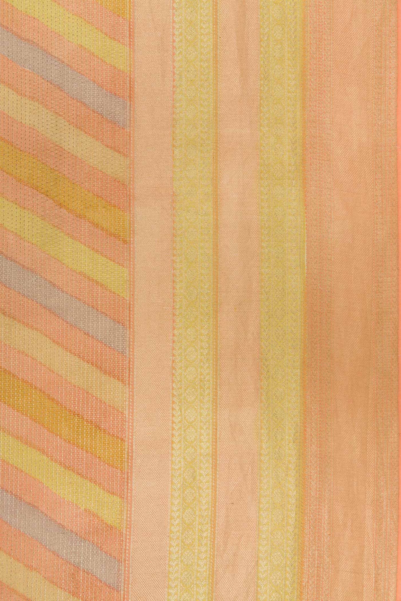 Multi Color Banarasi Georgette Saree - Image 3