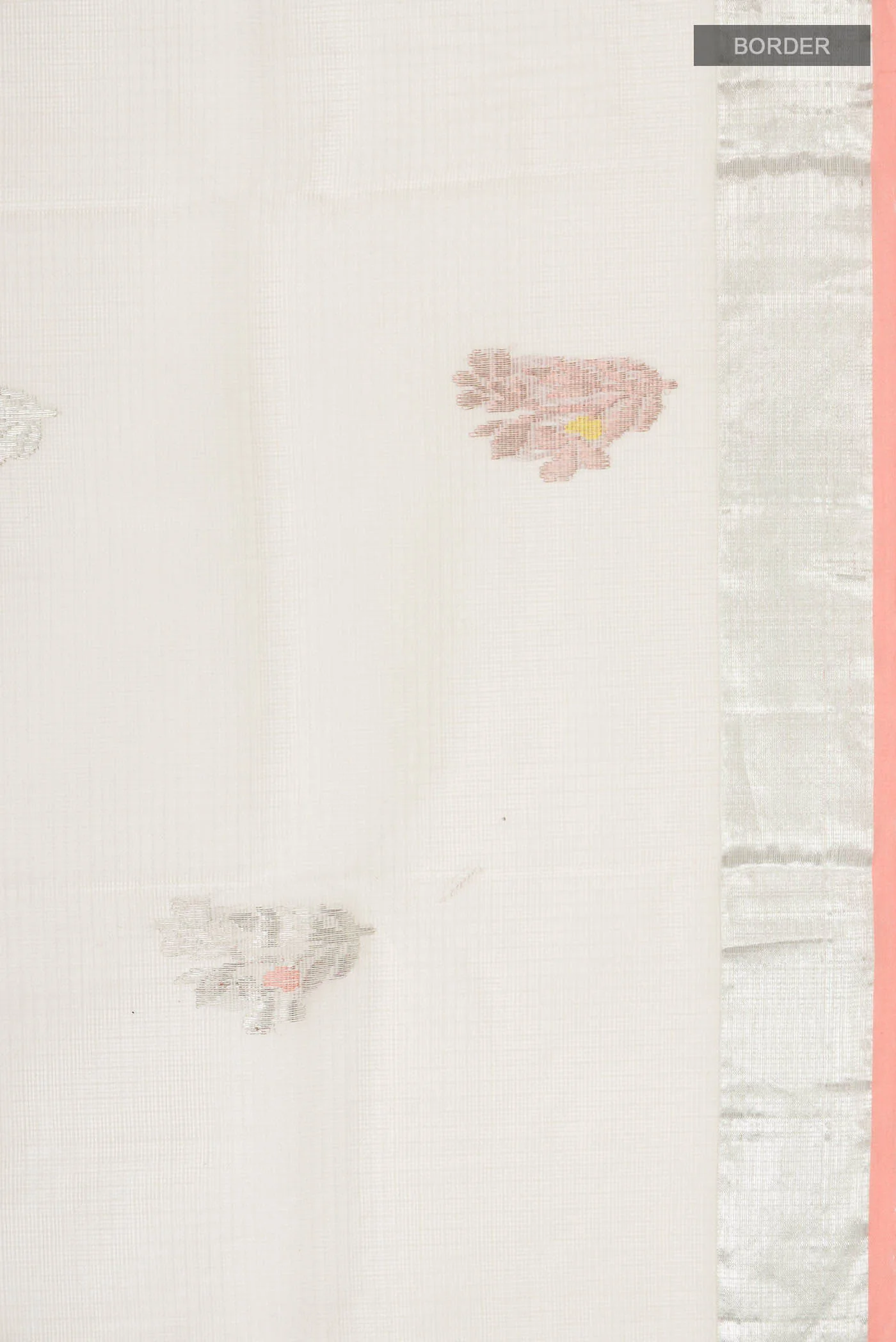 Peach Kota Silk Saree - Image 3