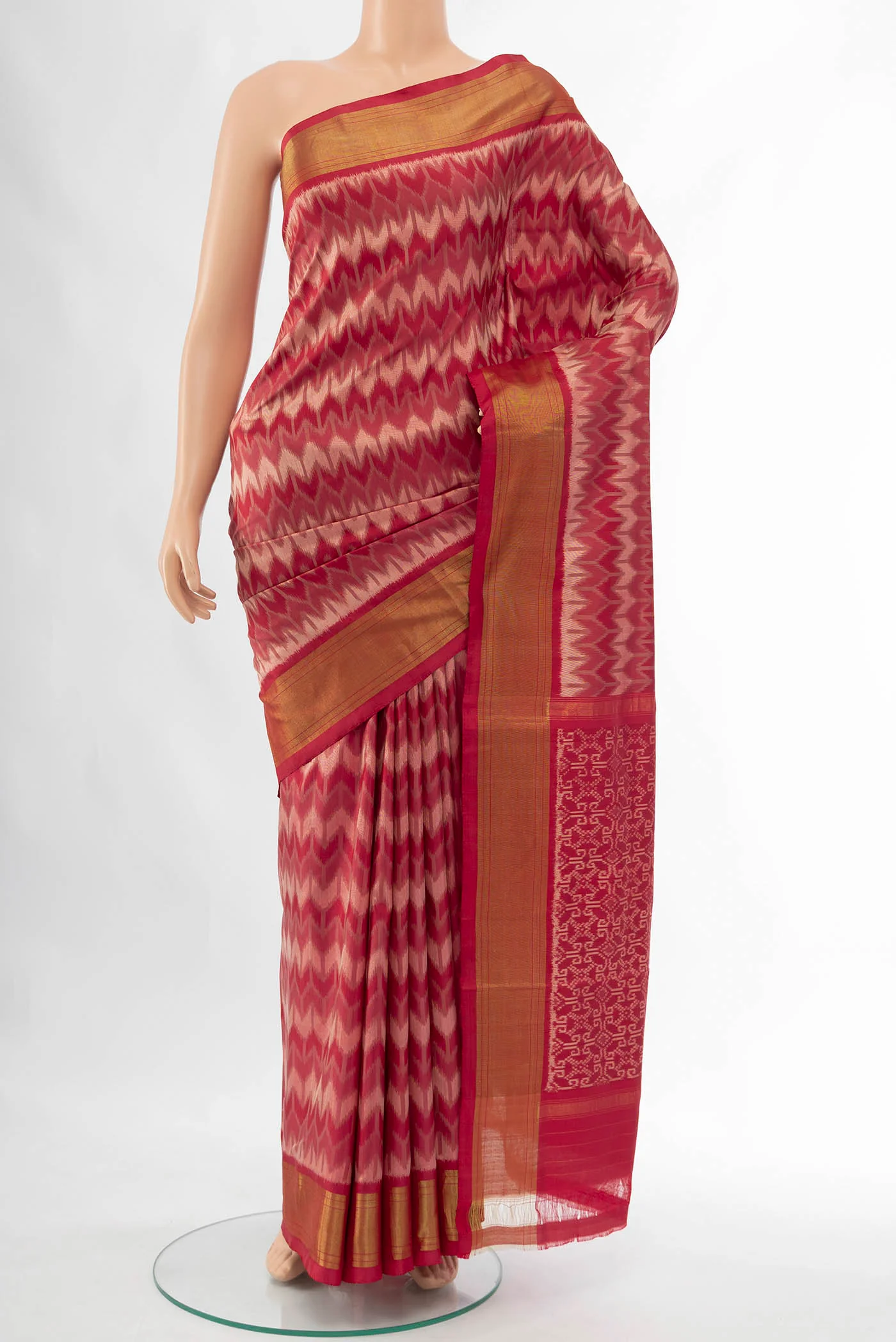 Multi Color Pochampally Silk Saree