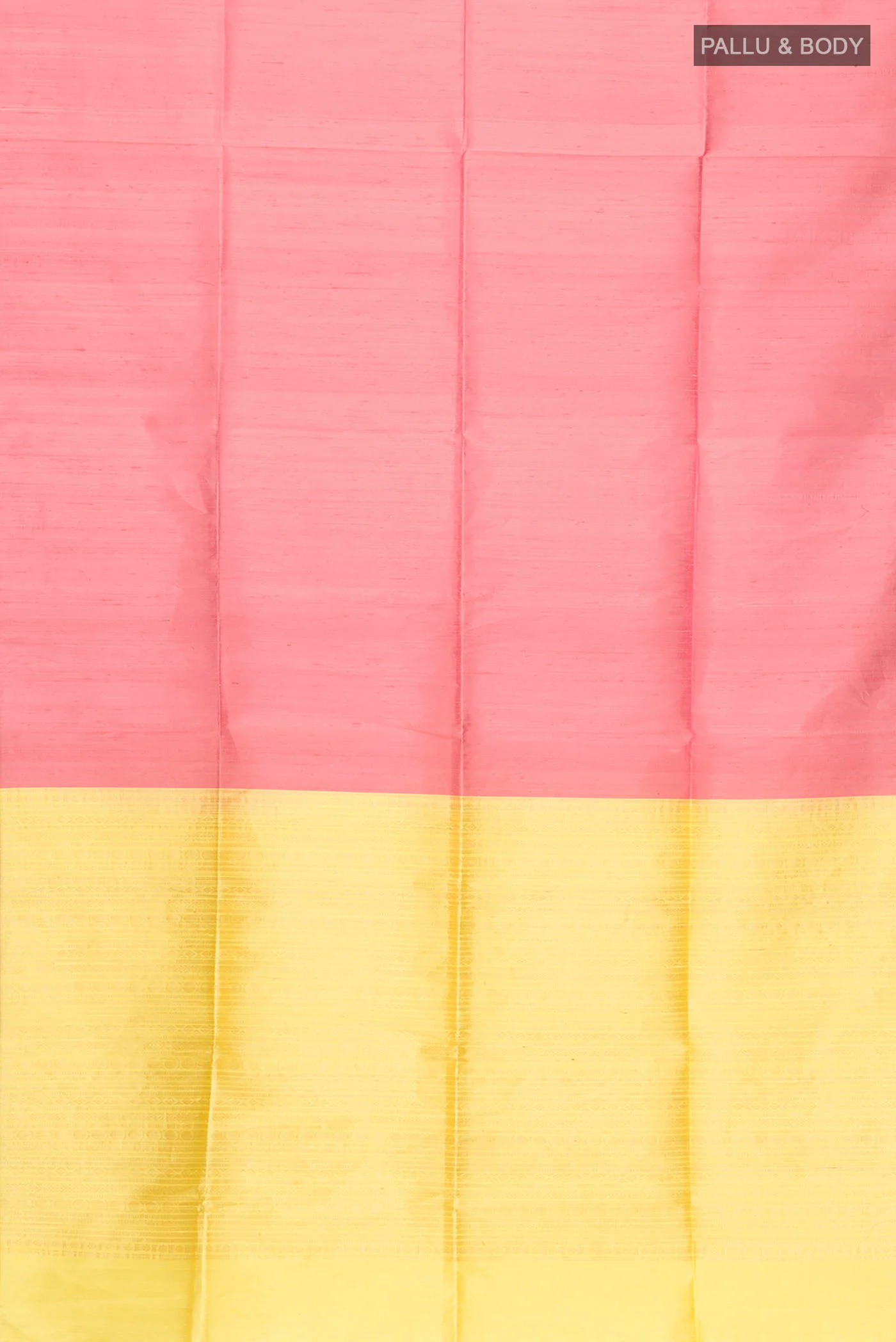 Peach Raw Silk Saree - Image 5