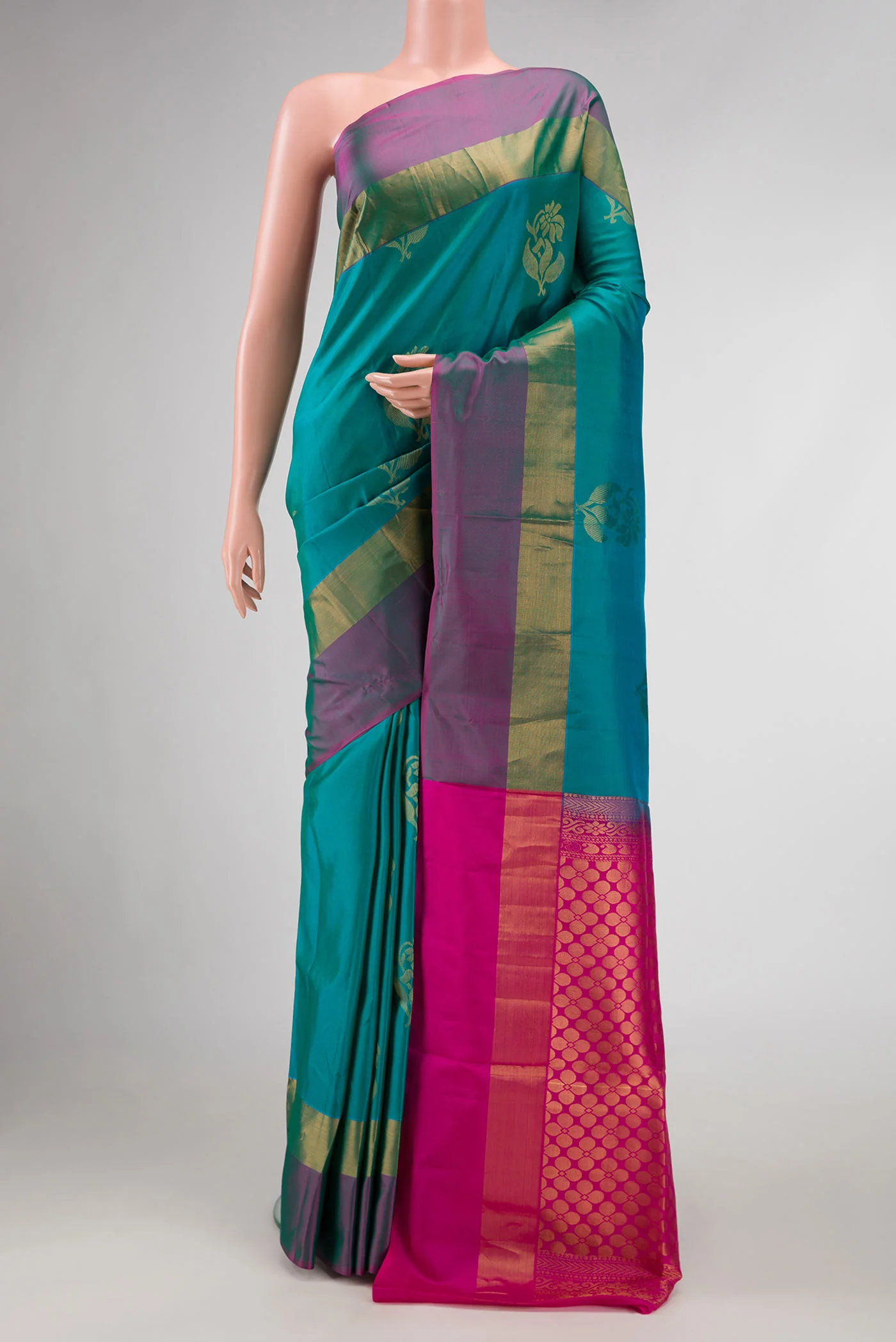 Blue Soft Silk Saree