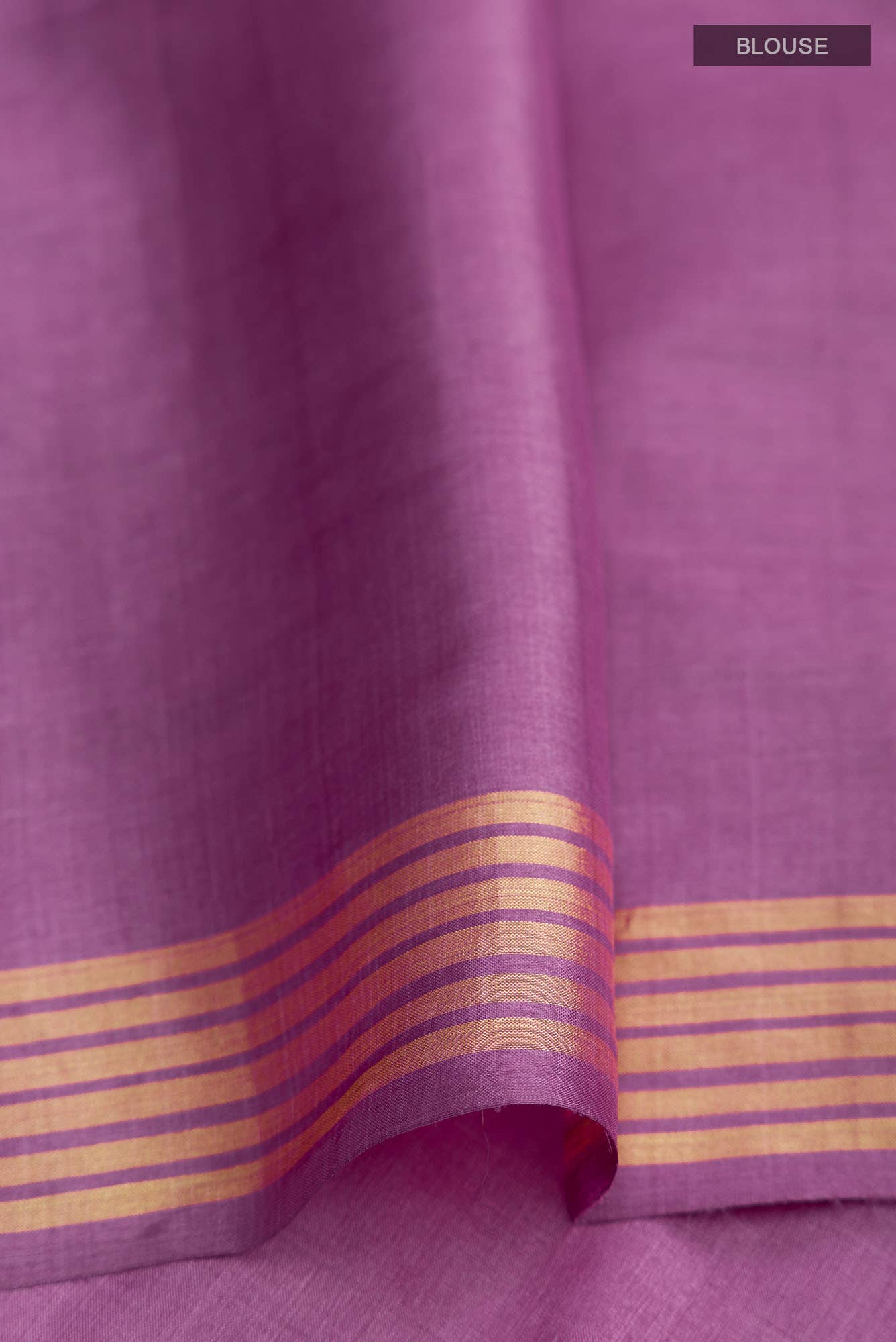 Perfume of Love-Purple Bhagalpuri Tussar Silk Saree - Image 8