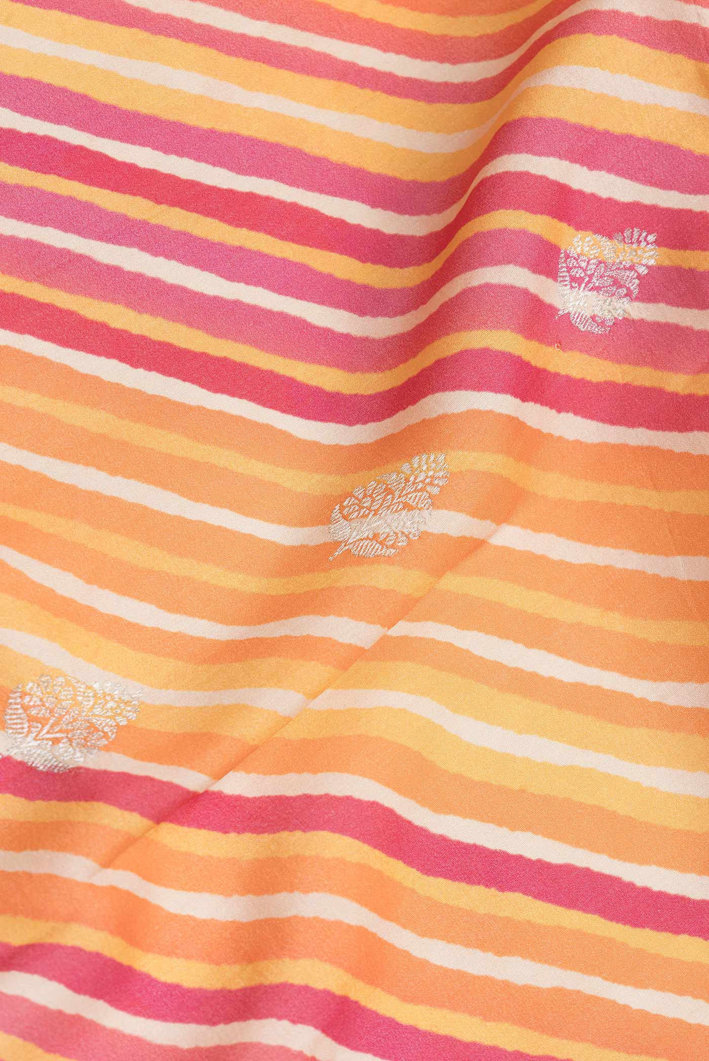 Multi Color Tussar Silk Saree - Image 2