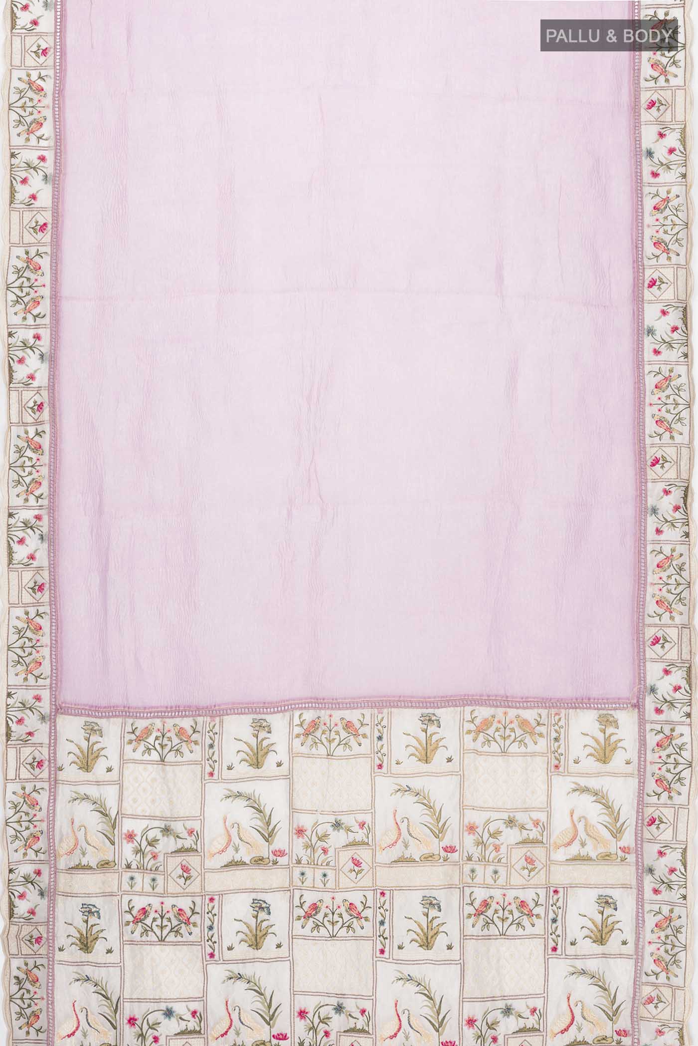 Pink Banarasi Raw Silk Saree - Image 6