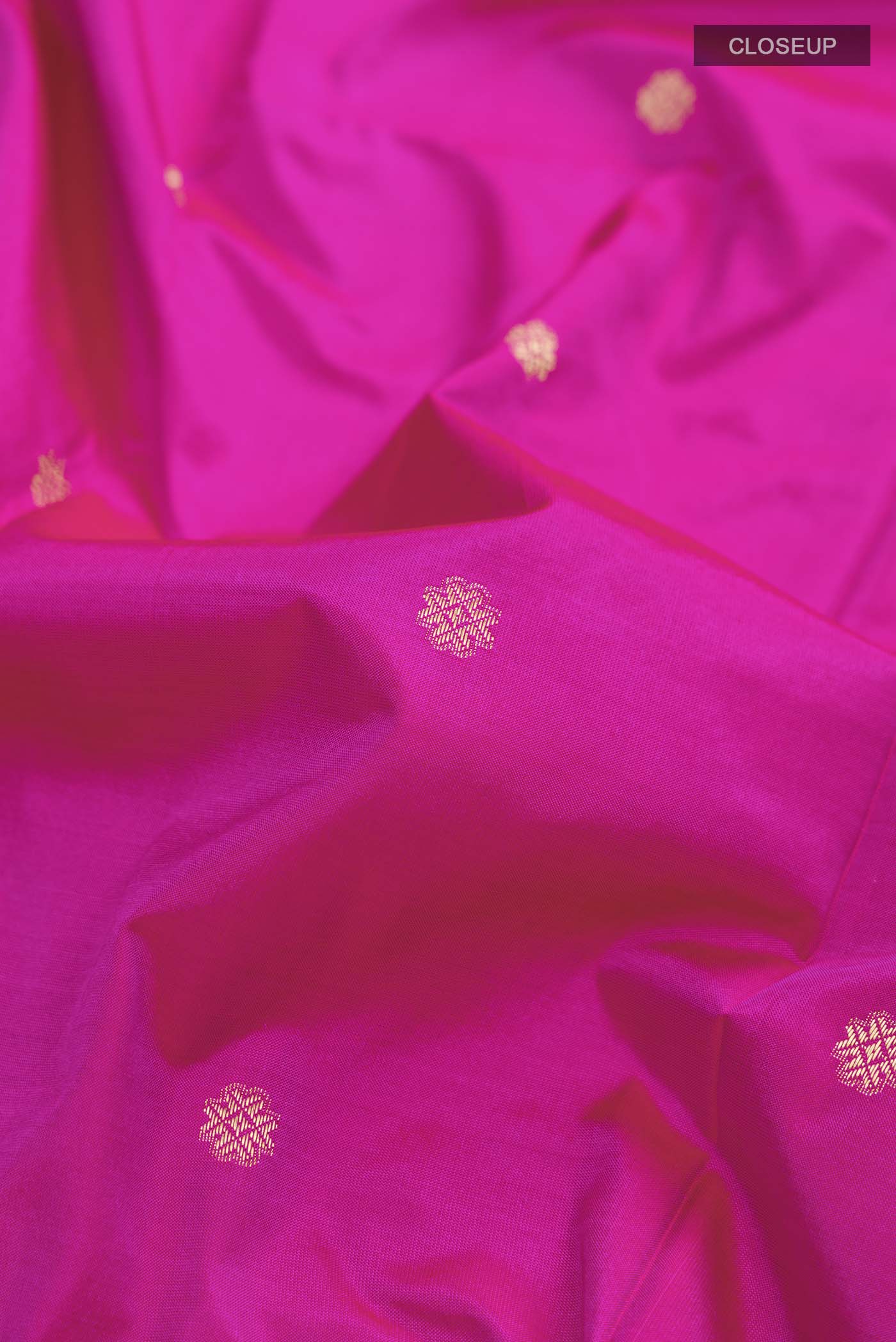 Pink Bangalore Silk Saree - Image 2