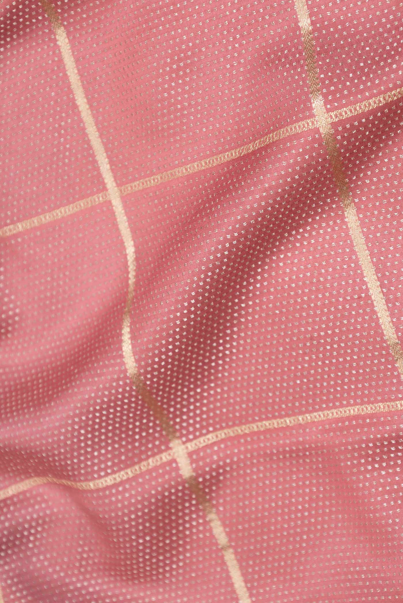 Pink Dual Tone Banarasi Georgette Saree - Image 2