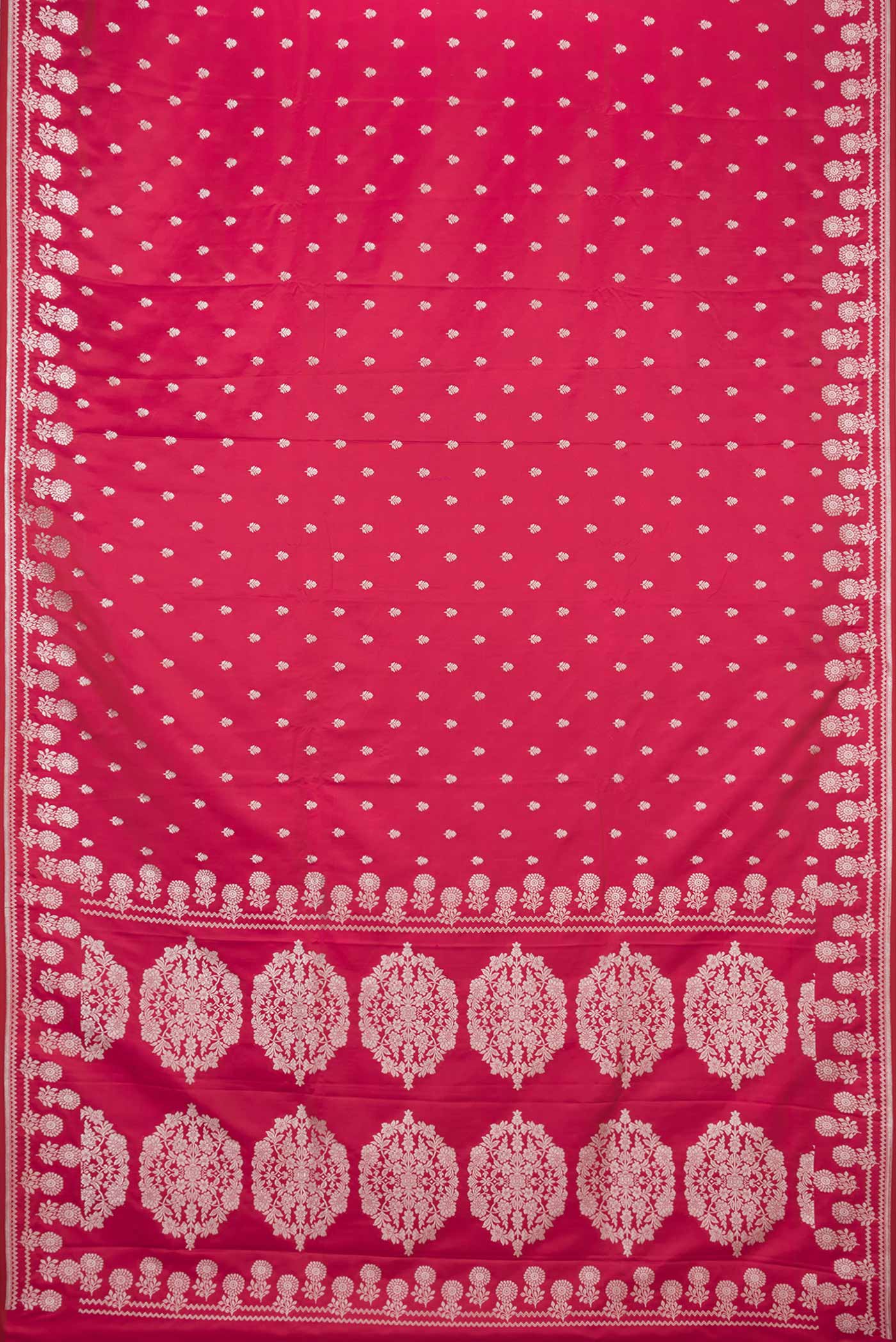 Pink Dual Tone Blended Banarasi Silk Saree - Image 3