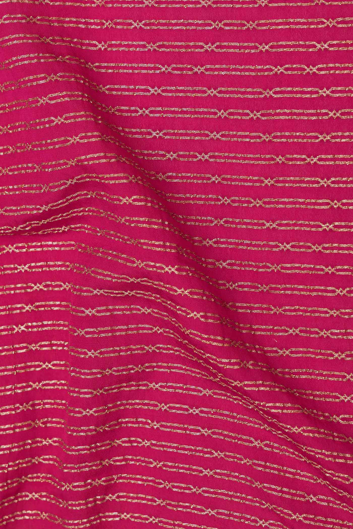 Pink Dual Tone Georgette Saree - Image 2