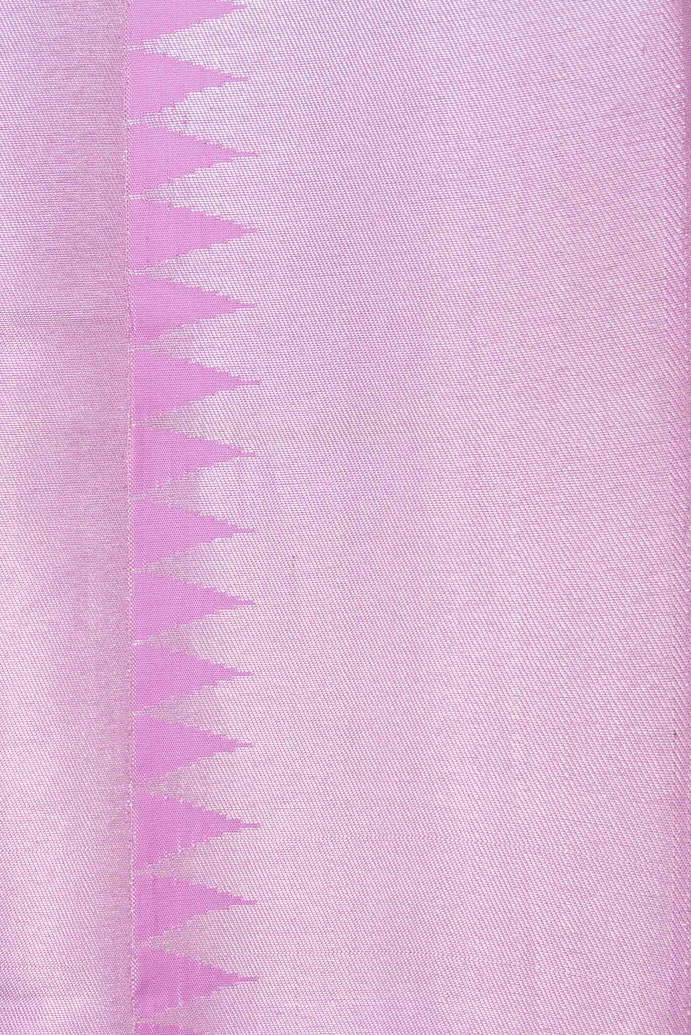 Lavender Kanchipuram Silk Saree - Image 3